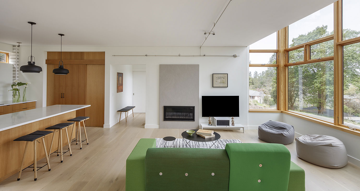 Sebastopol Hillside Living Room - Napa Sonoma County