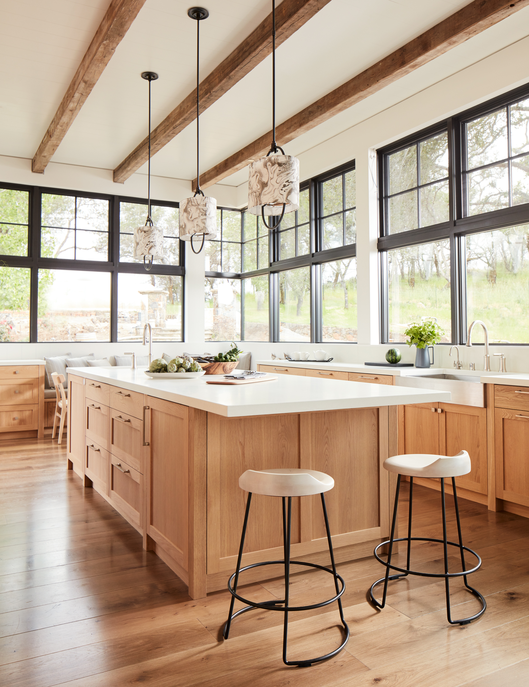 Calistoga Estate II Kitchen - Residential Architecture Napa Sonoma County