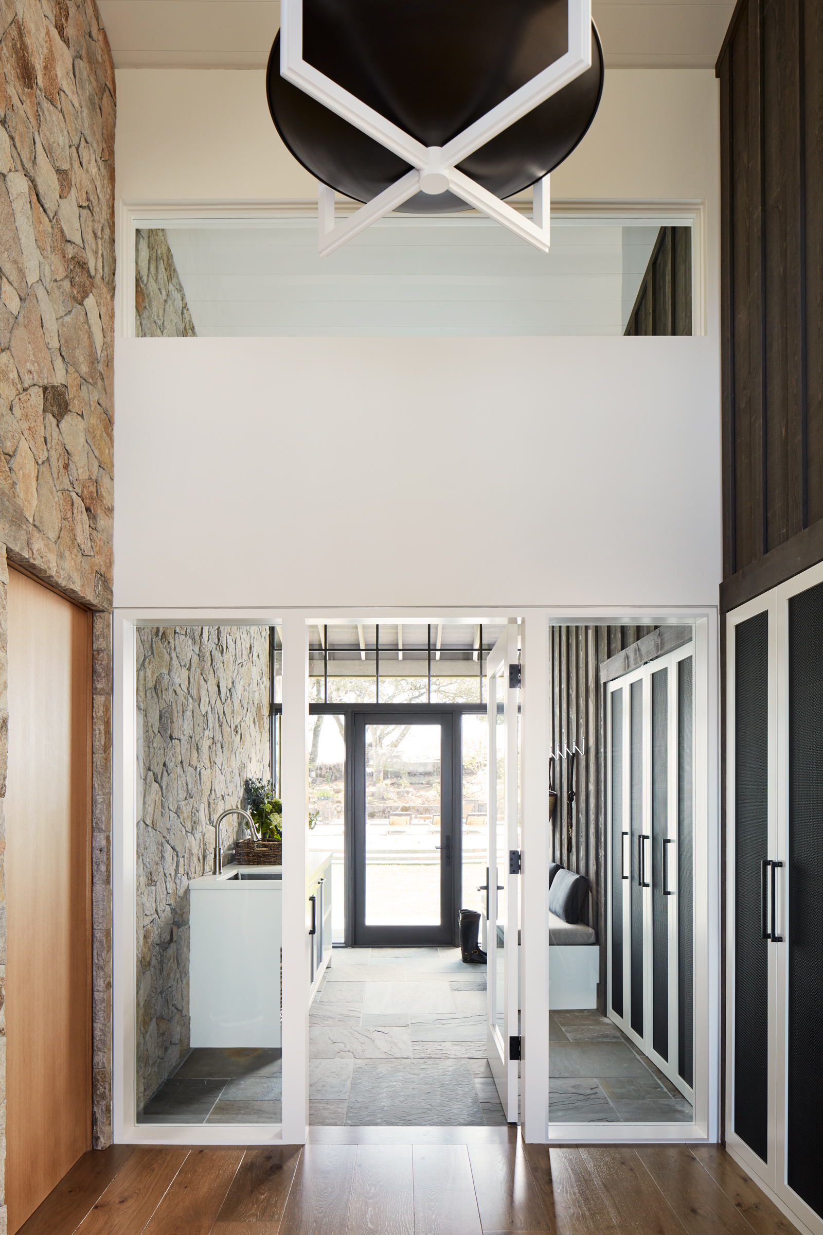 Calistoga Estate II Entryway - Residential Architecture Napa Sonoma County