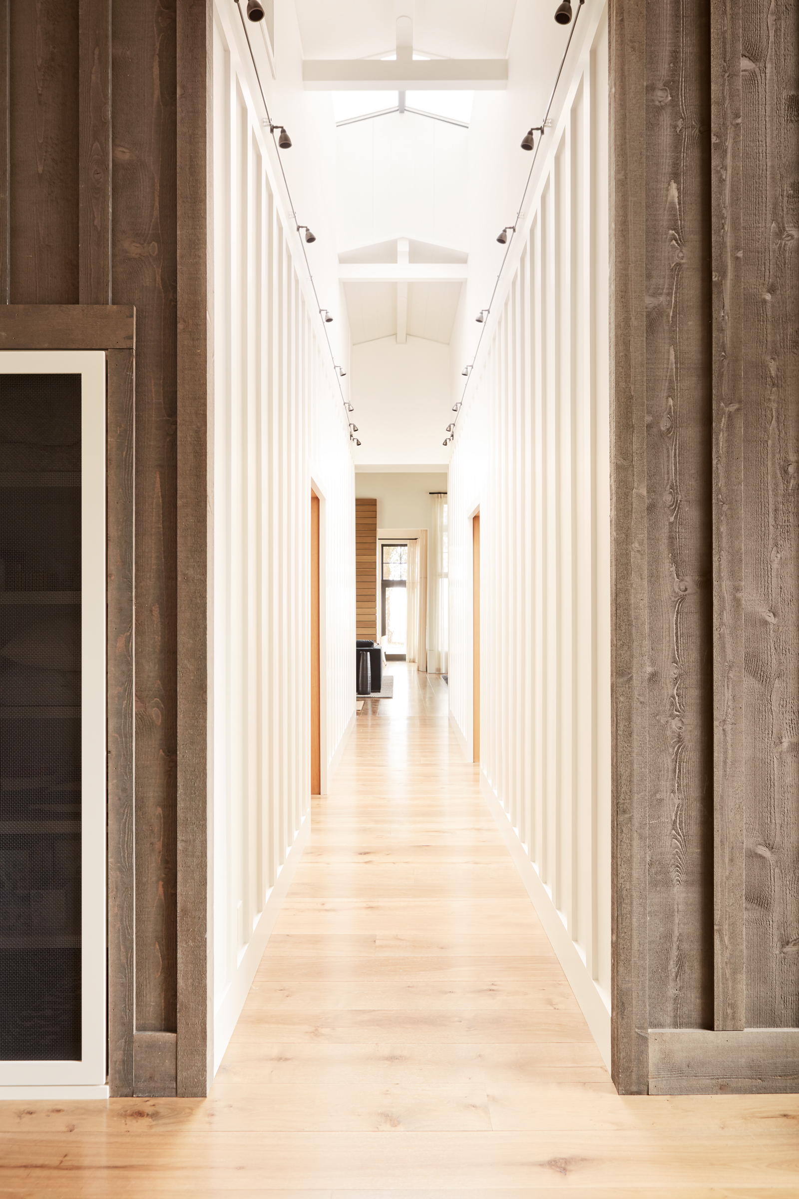 Calistoga Estate II Long Hallway - Residential Architecture Napa Sonoma County