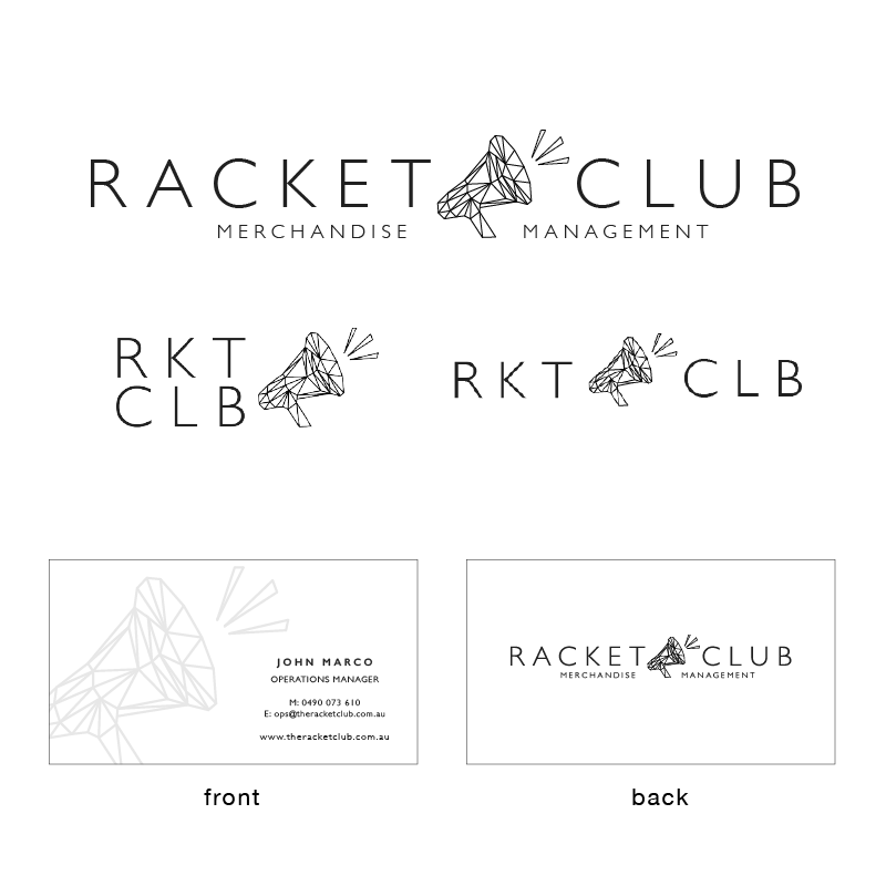 Logo, wordmark and logo variations for Melbourne based music merchandise company.