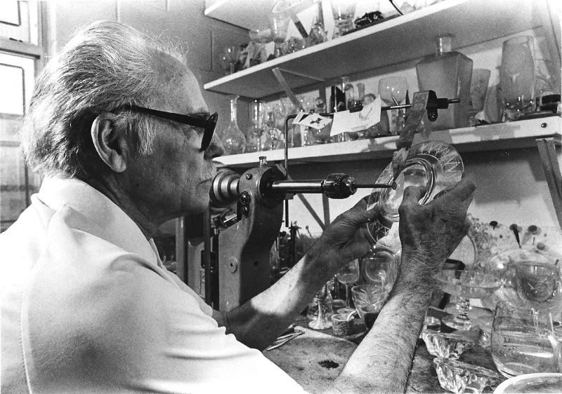 Local glass artist Minor L. Vinck's 99th birthday celebration and ribbon cutting with Greater Shreveport Chamber of Commerce 