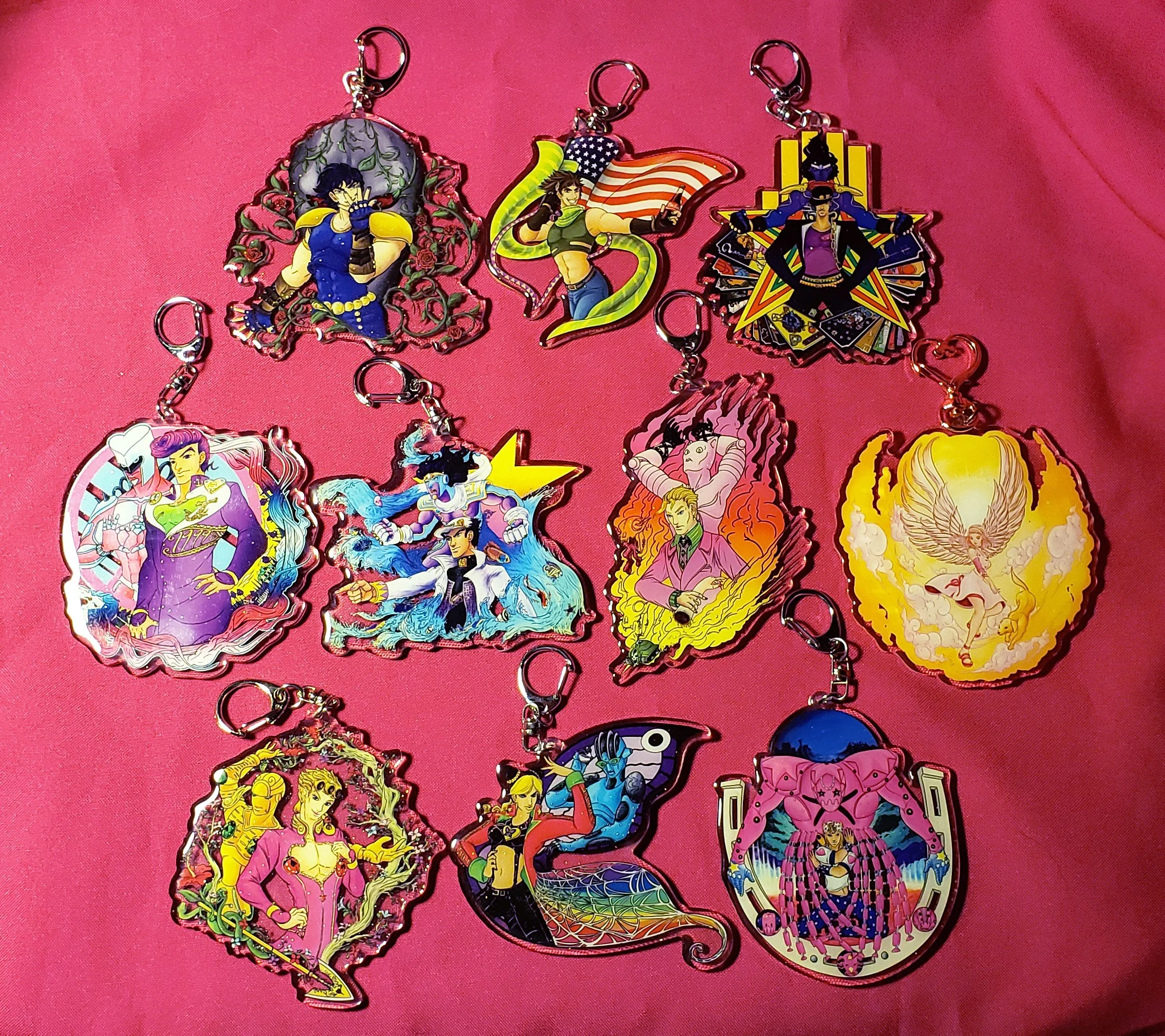 Jojo's Bizarre Adventure Charms.jpg
