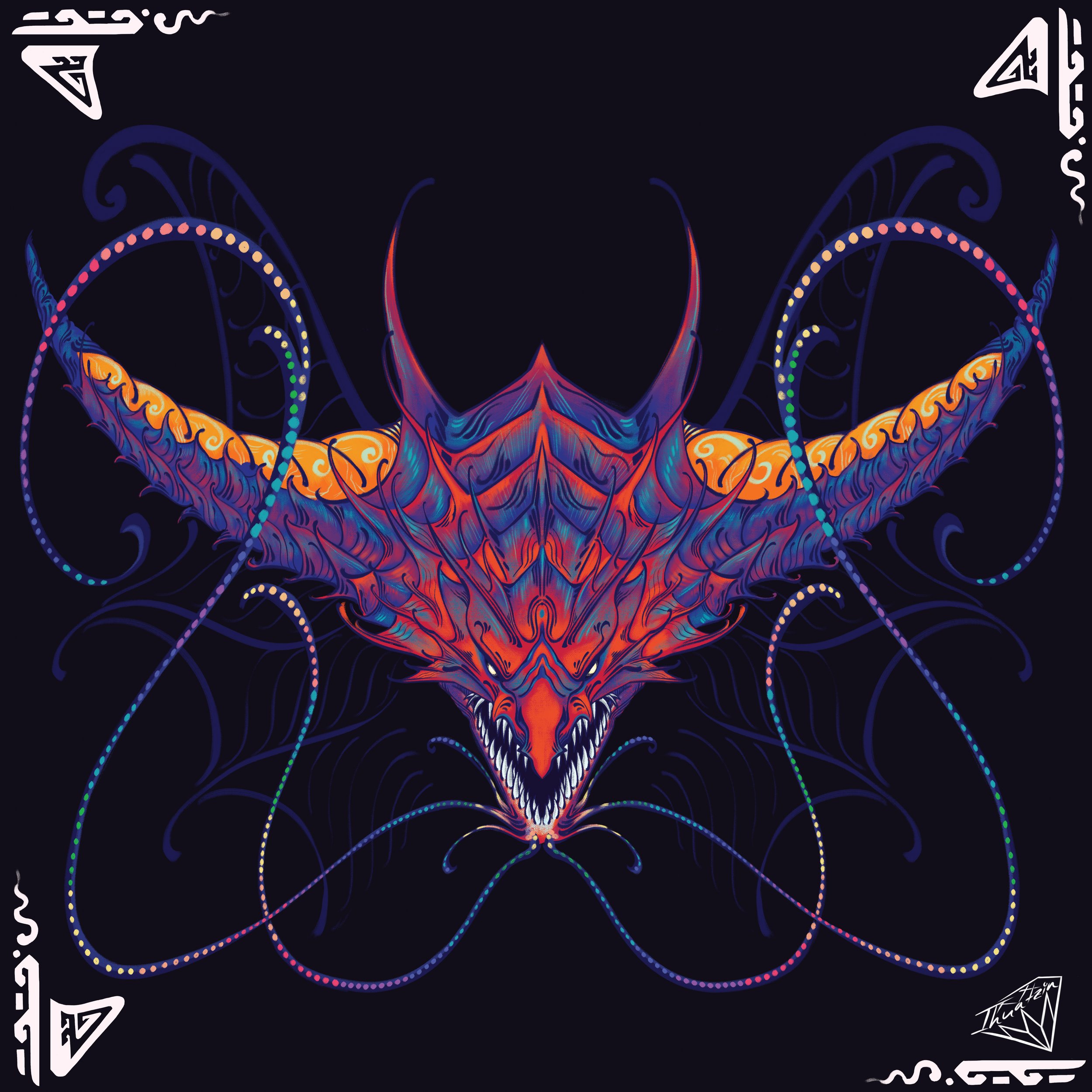 Monster Hunter World Namielle 11x11 Art Print