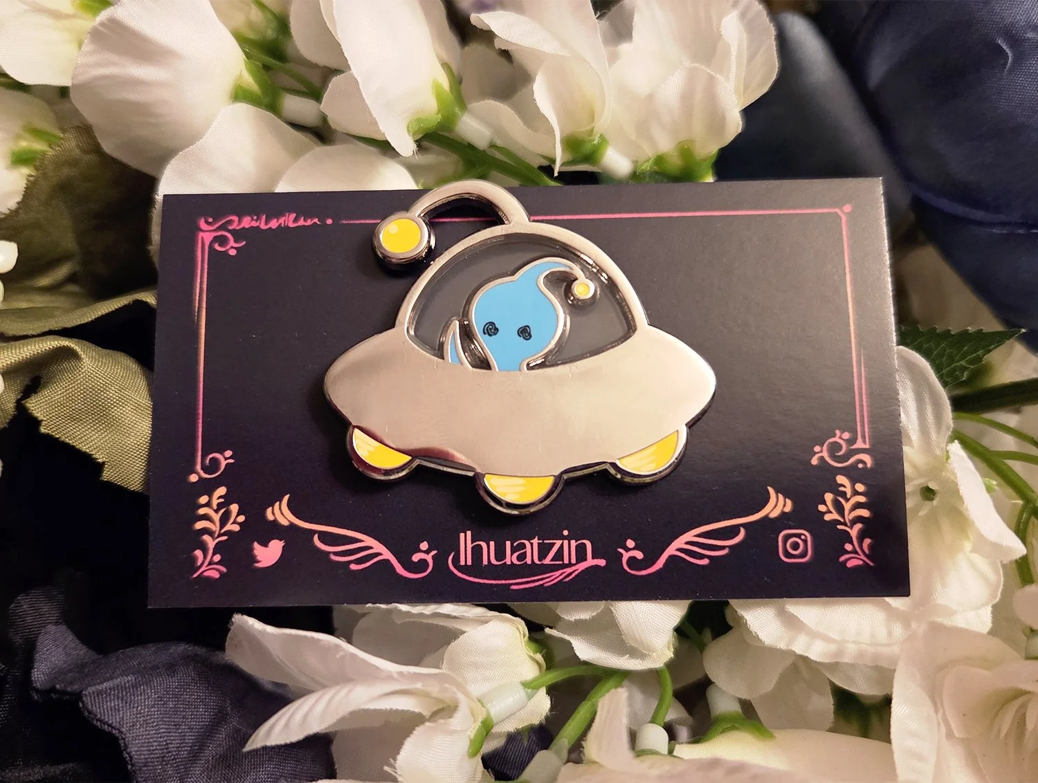 Final Fantasy VIII Pupu Silver Enamel Pin