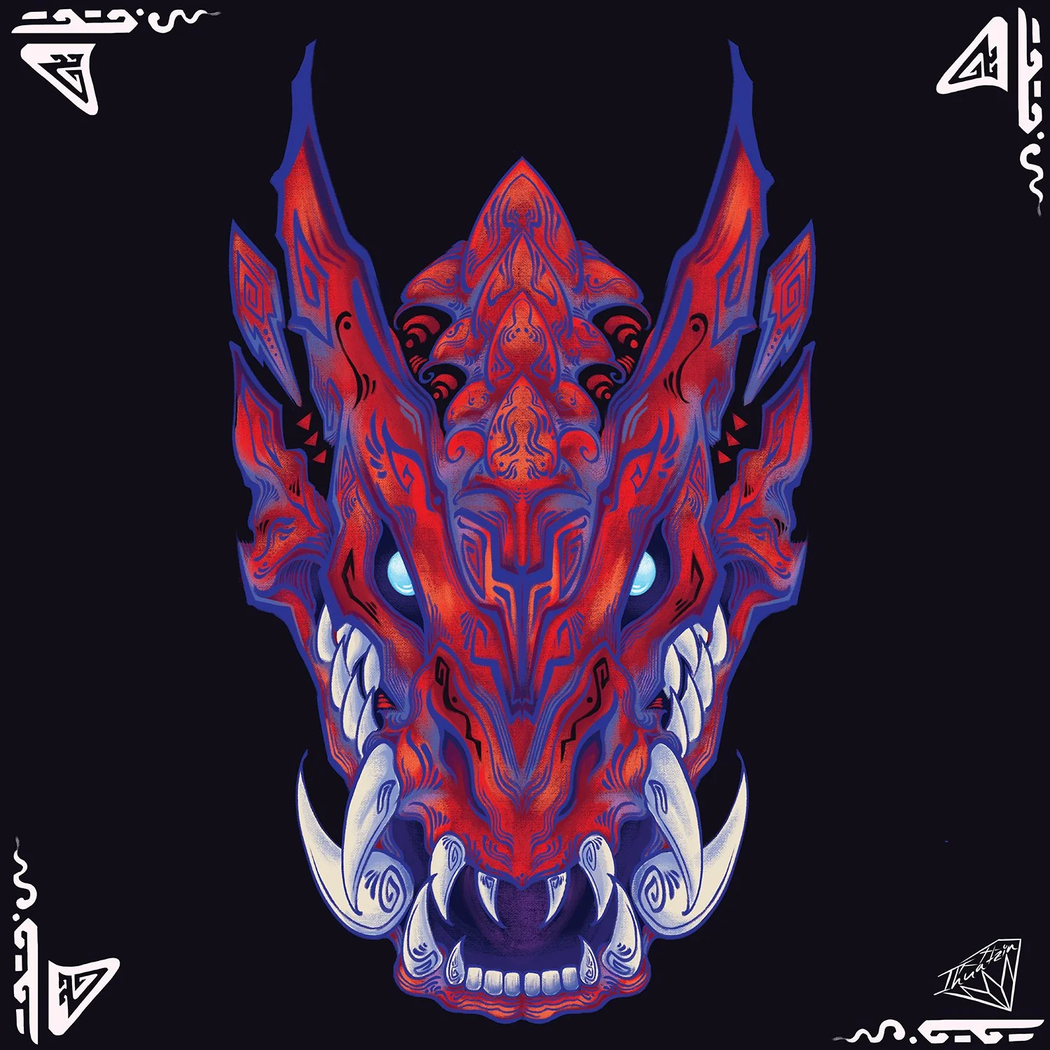 Monster Hunter World Odogaron 11x11 Art Print