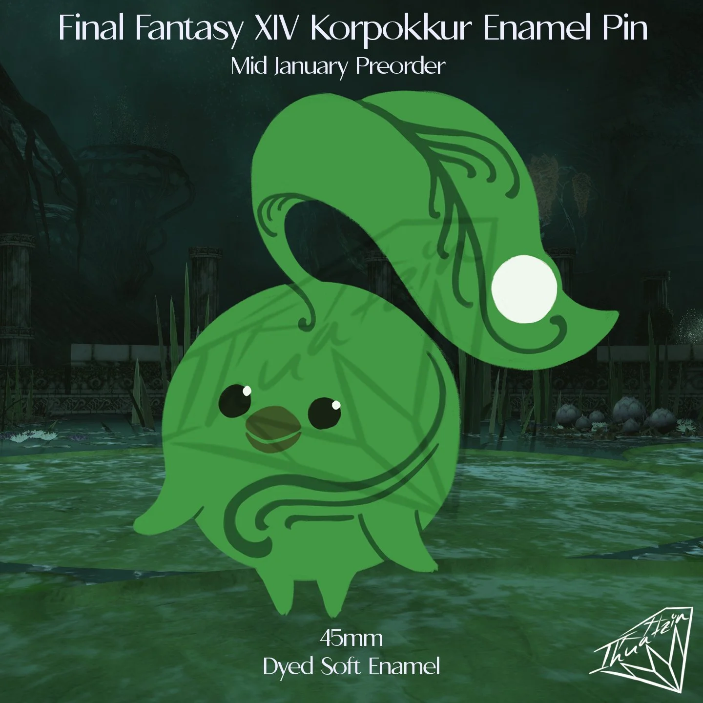 Final Fantasy XIV Korpokkur Enamel Pin Ad.jpg