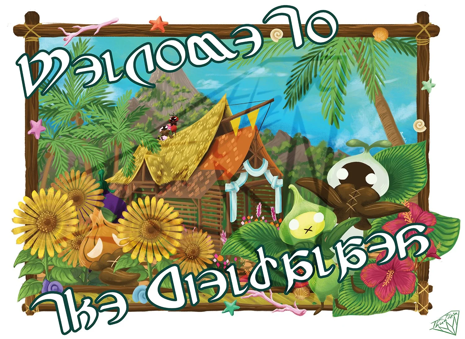 Final Fantasy XIV Cieldalaes Island 11x17 Art Print