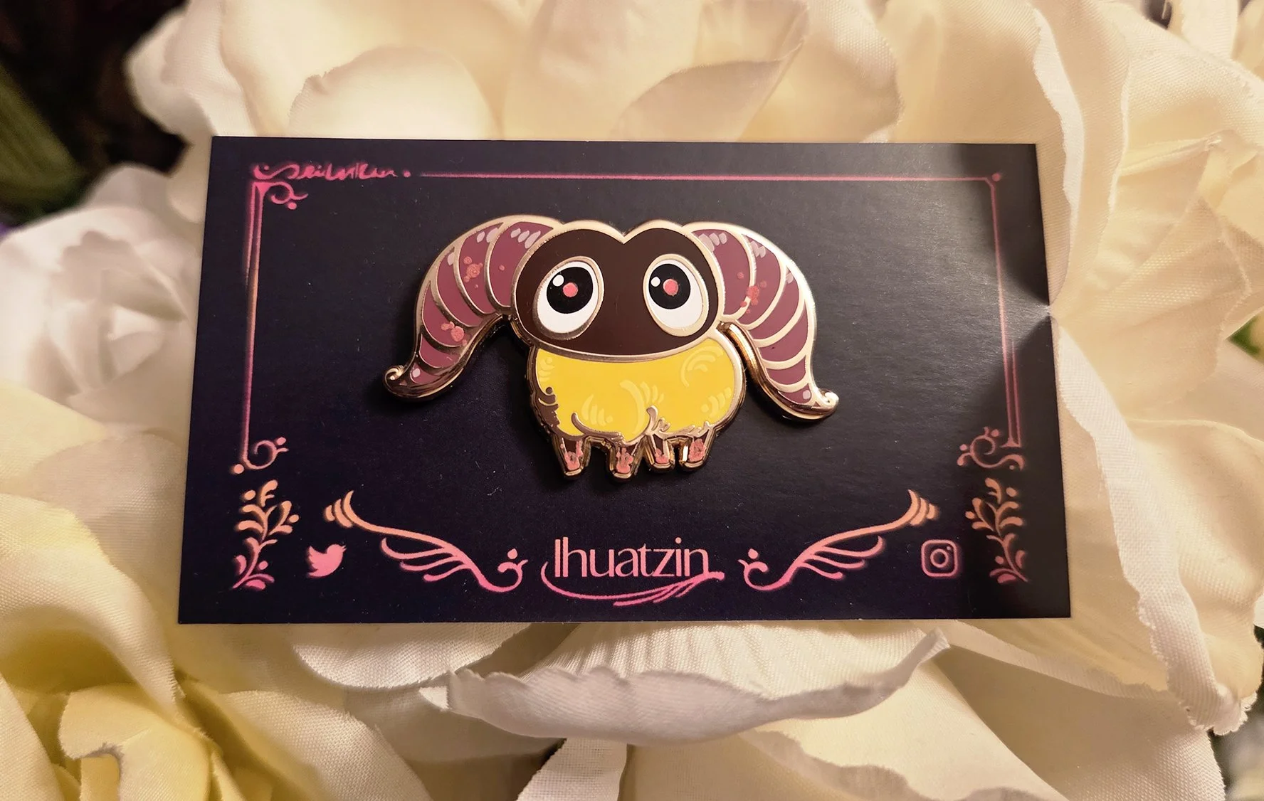 Final Fantasy IX Yan Gold Enamel Pin
