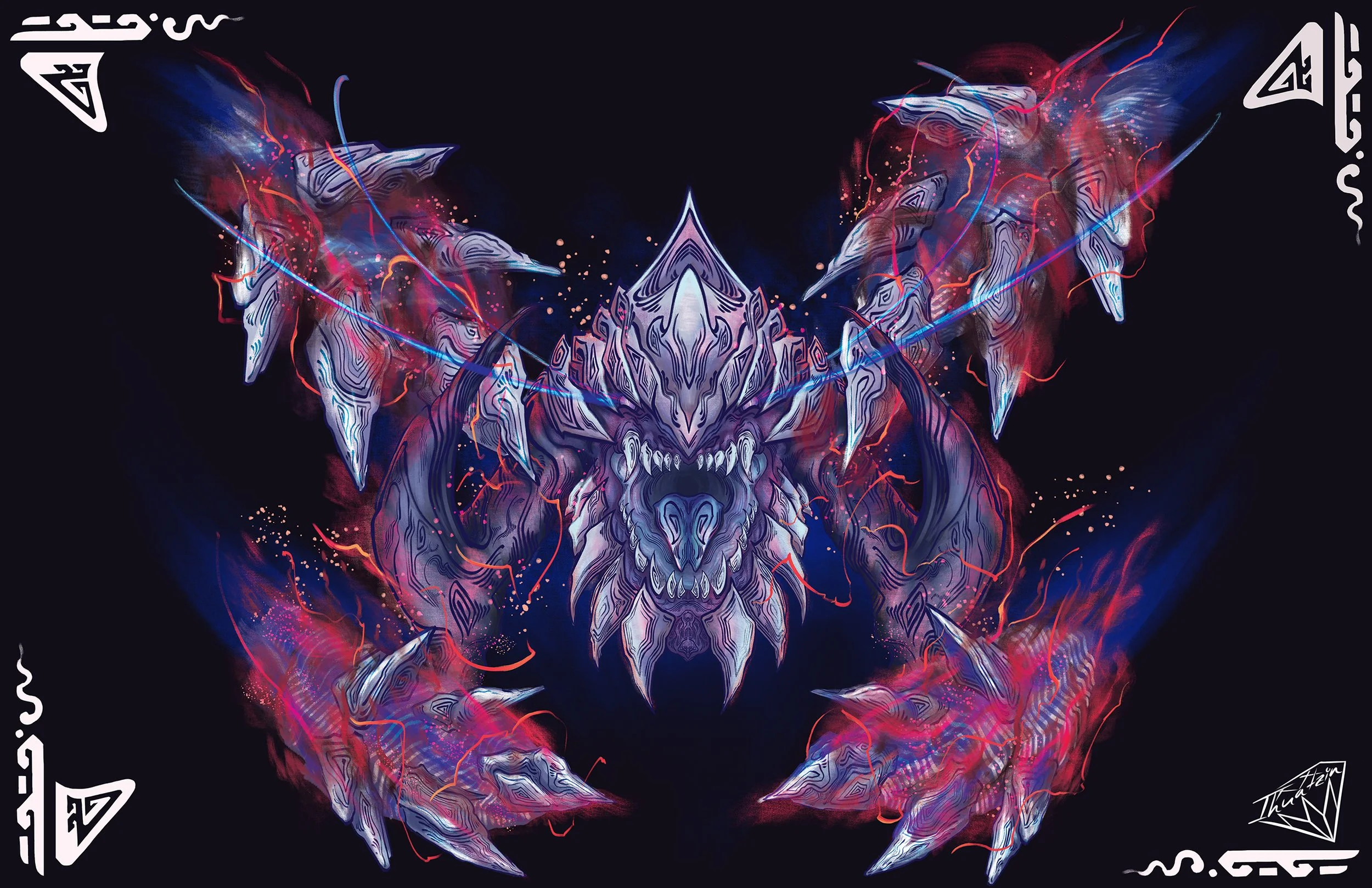 Monster Hunter Wilds Arkveld 11x17 Art Print