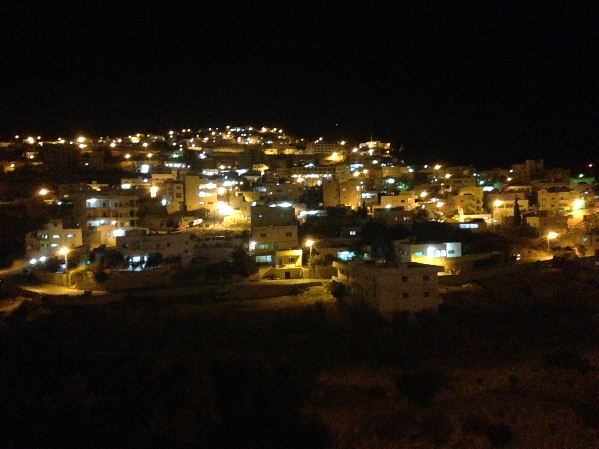  Wadi Musa at night 