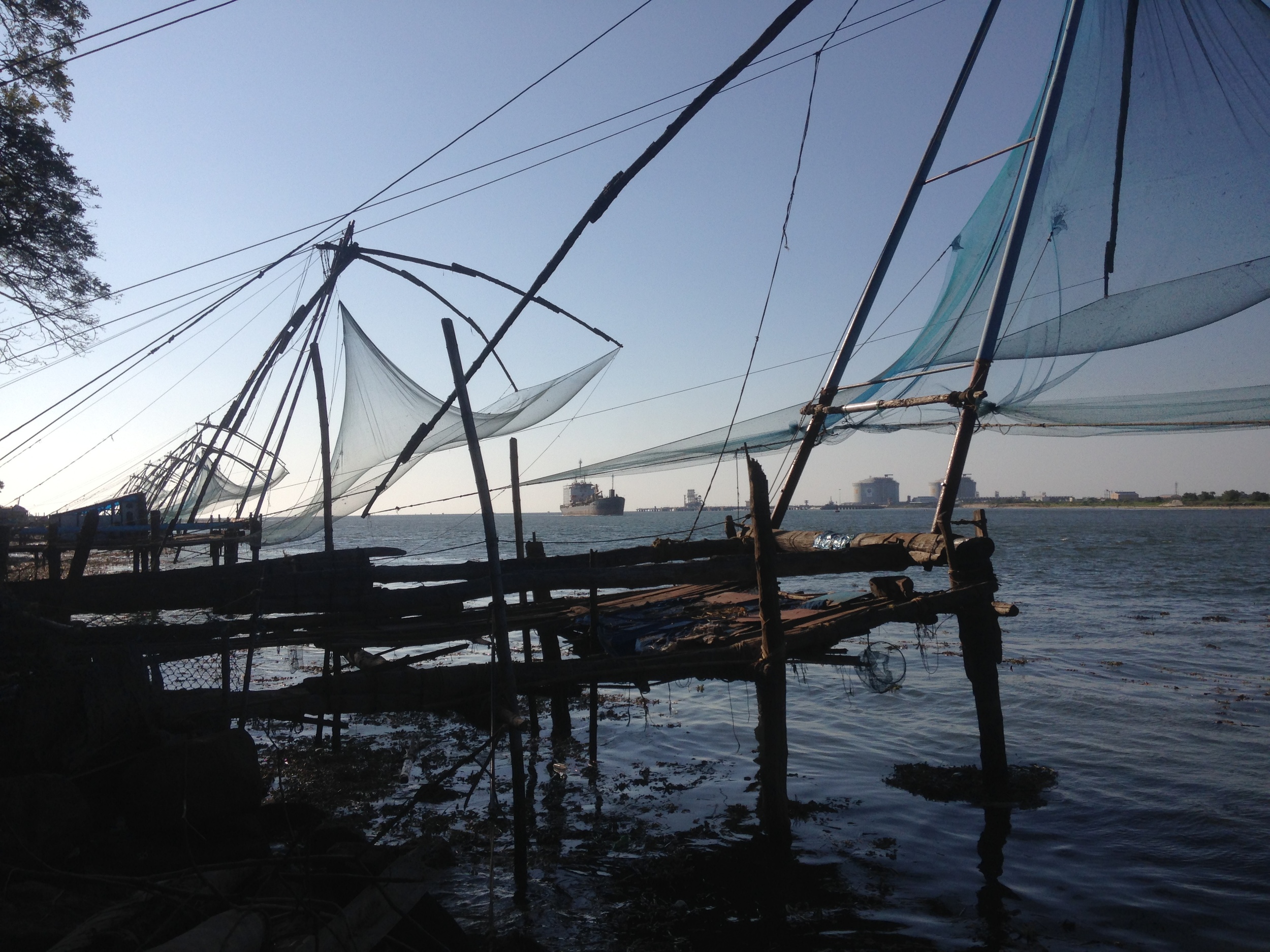  The Chinese fishing nets of Fort Kochi. 