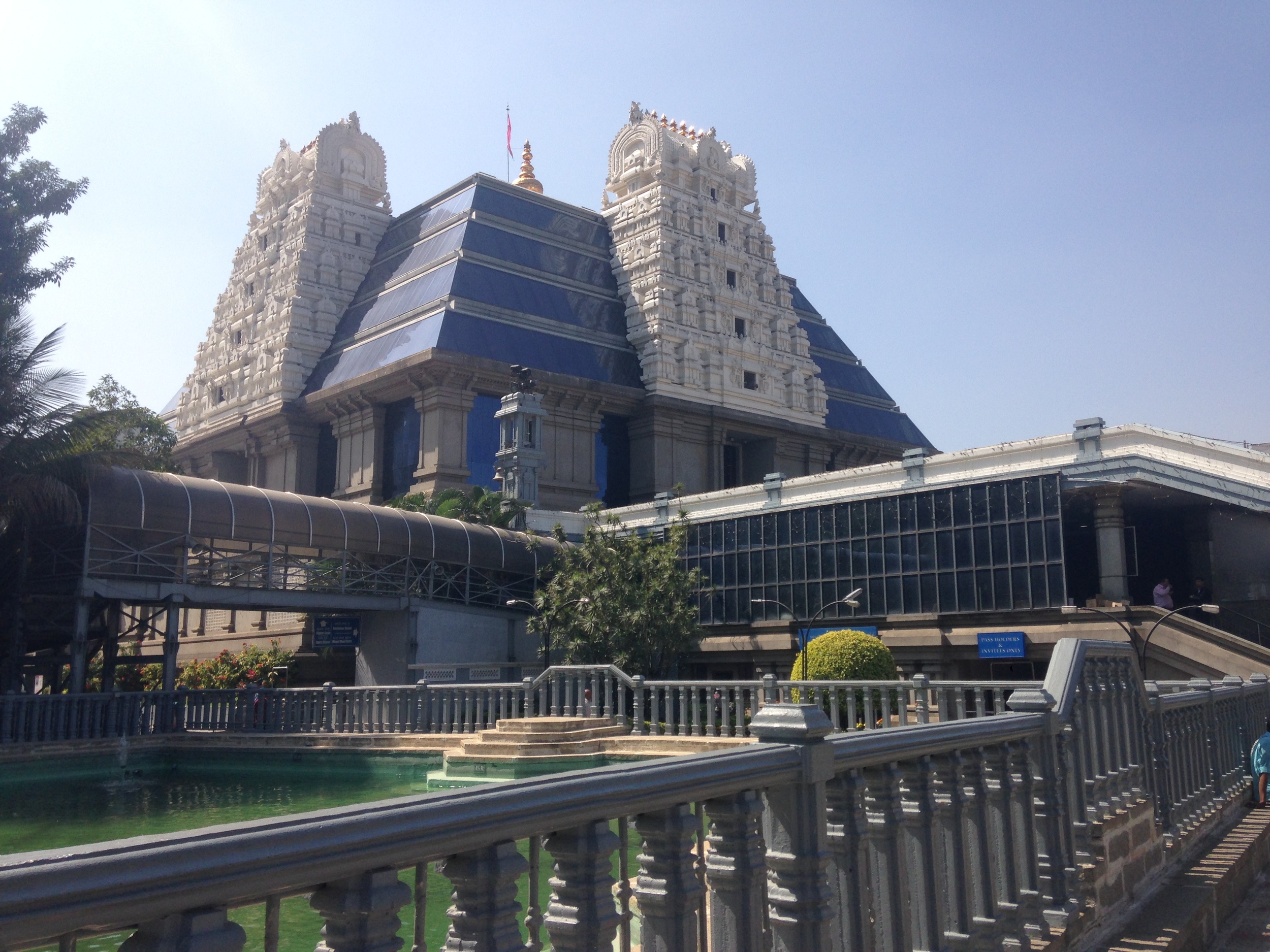  The ISKCON Temple in Bangalore. 