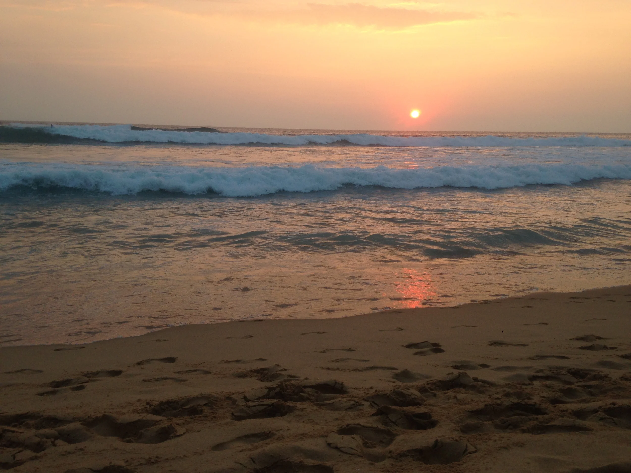 Sunset in HIkkaduwa.