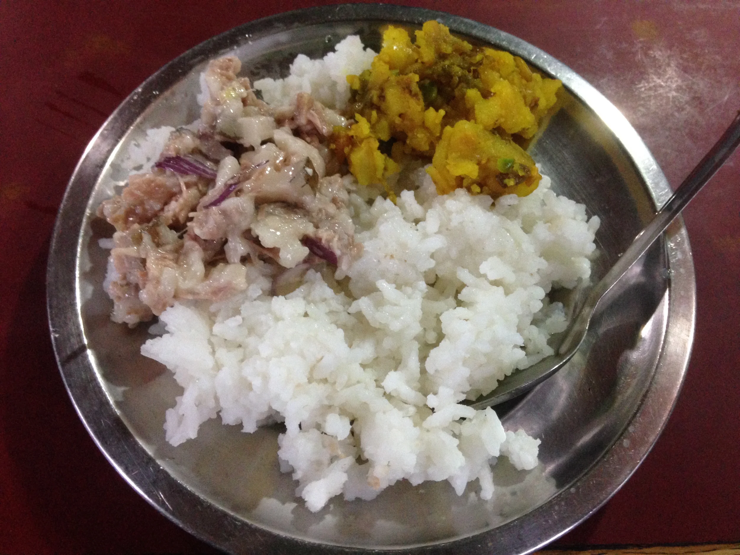 Pig brains in the top left.