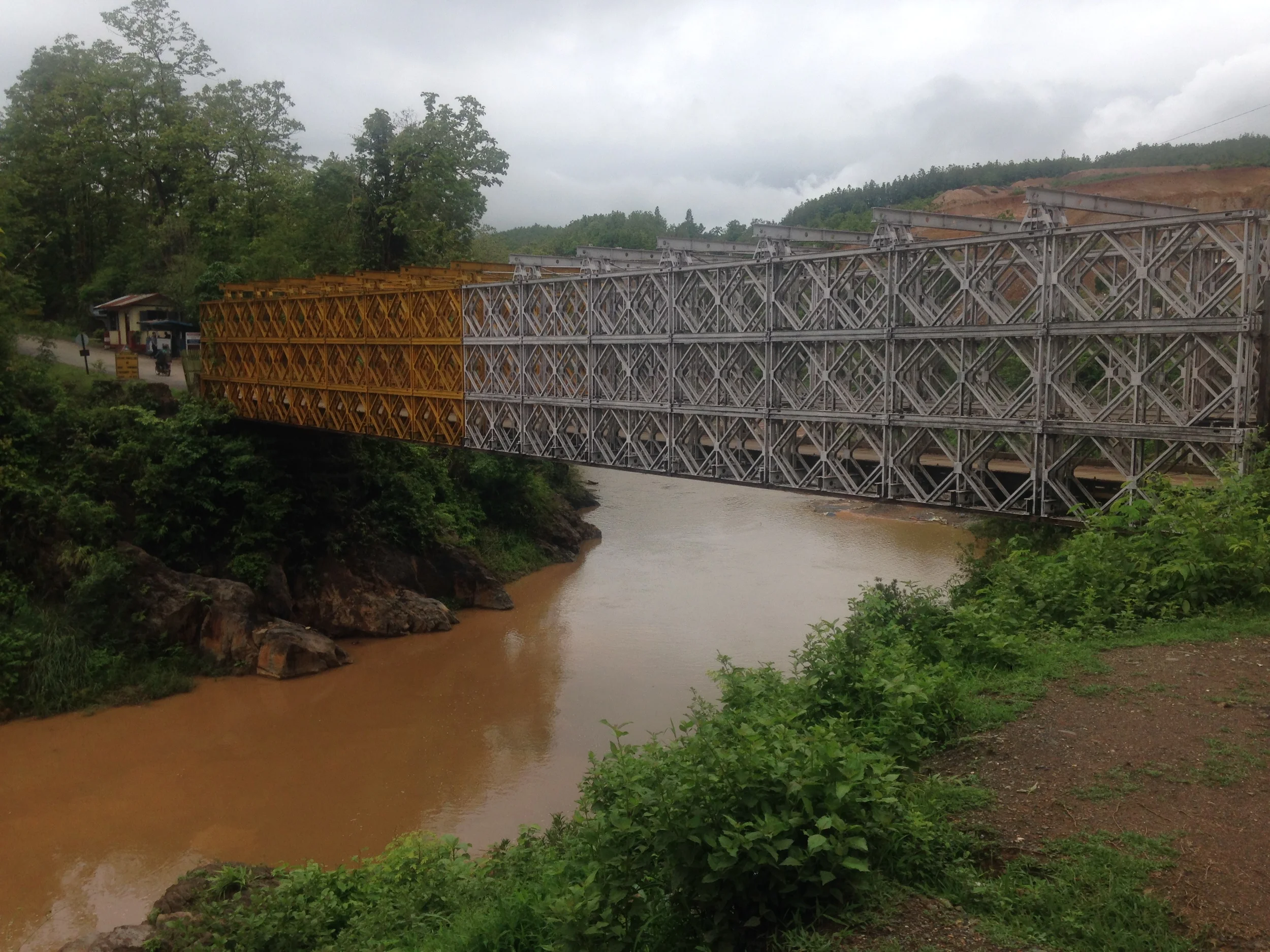 The Friendship Bridge between India and Myanmar.
