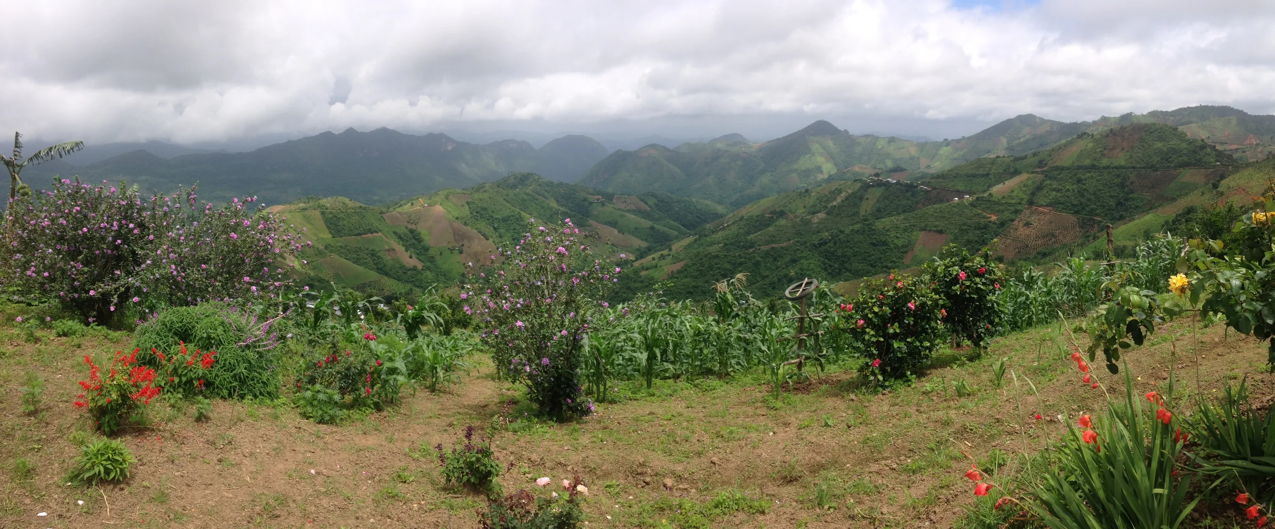 A beautiful view from just outside Kalaw.