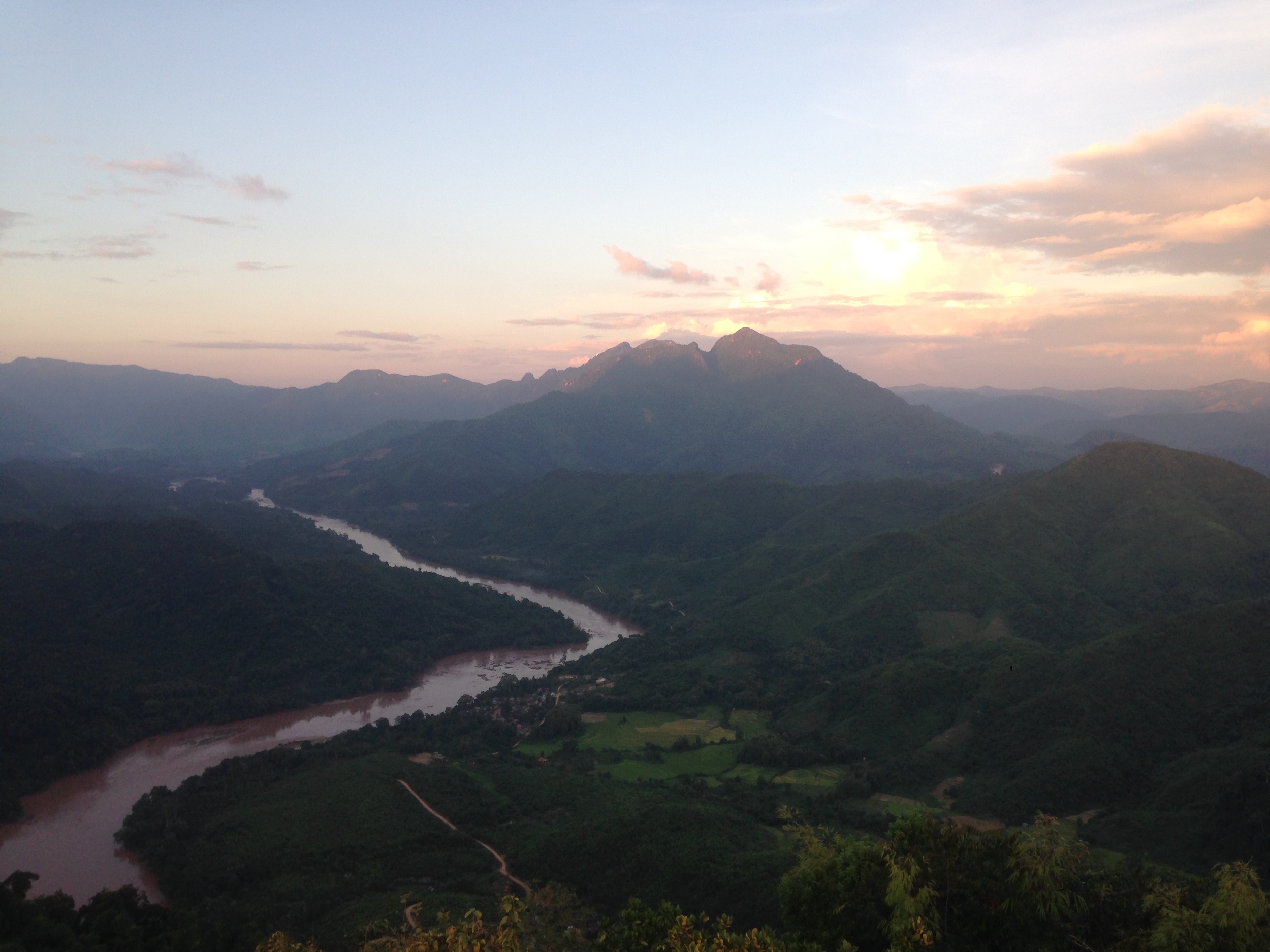  The view from The Viewpoint in Nong Khiaw 