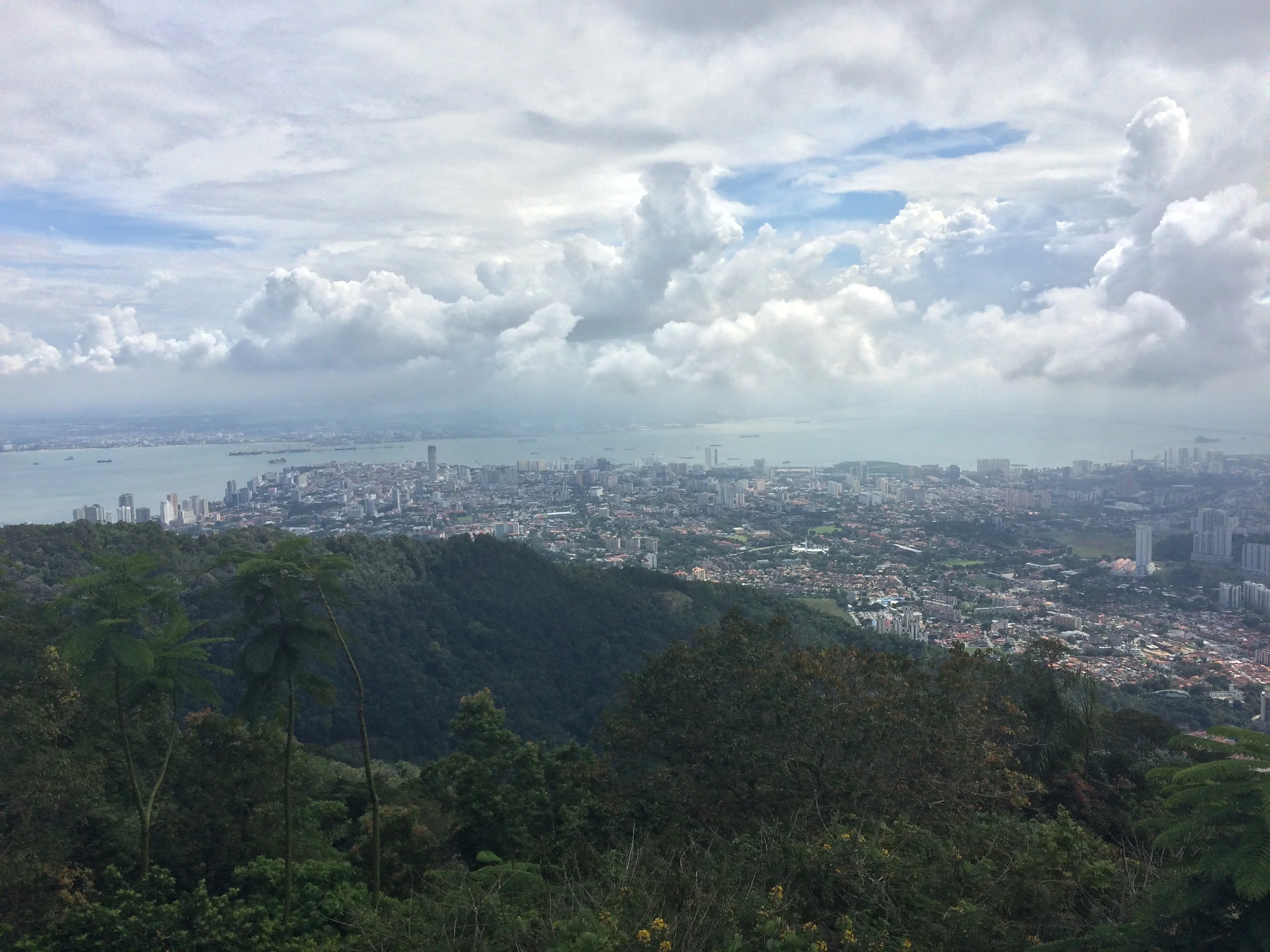 A view of George Town from Penang Hill