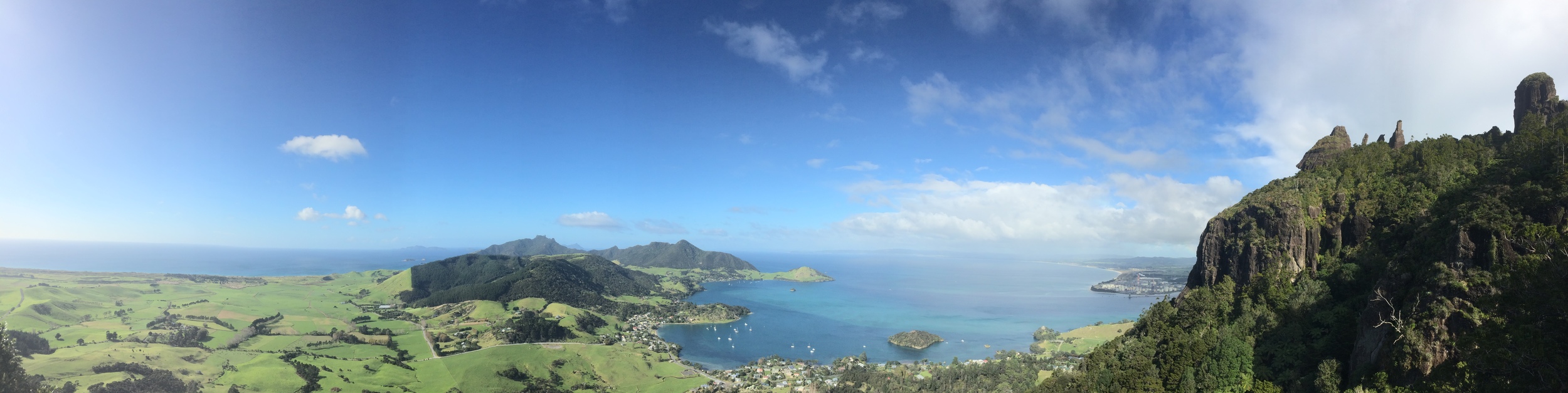 Looking out on the Whangarei Heads