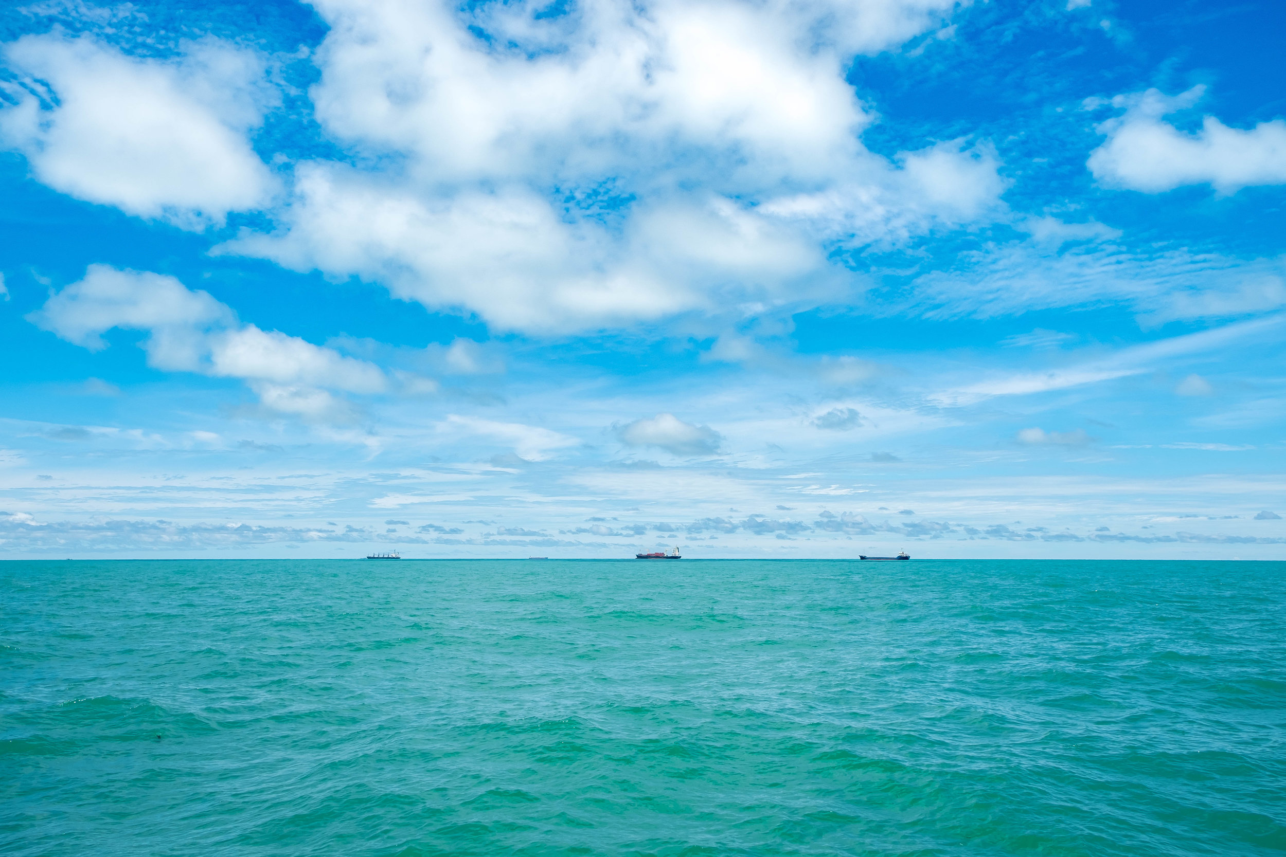  Large containers in the distance 