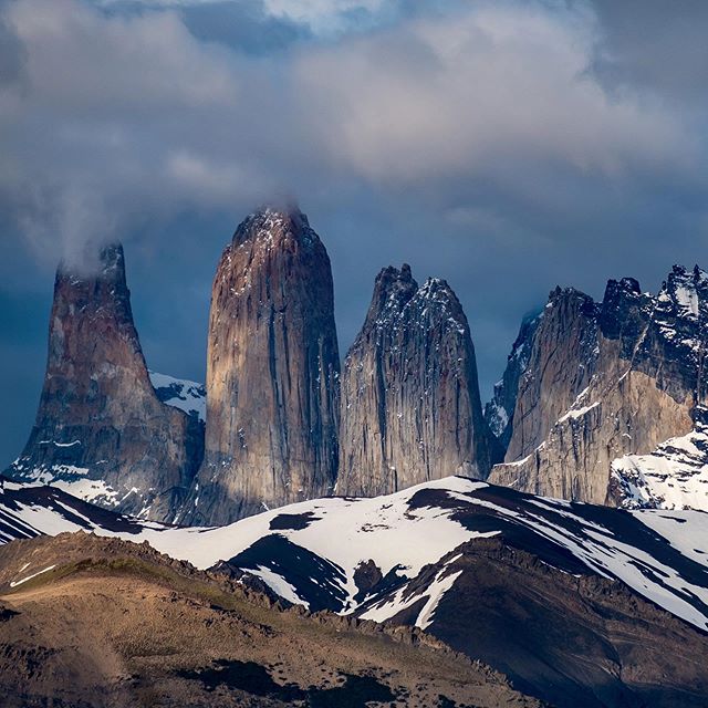 Back in the places I love! The beautiful towers in #torresdelpaine national park and views of Mt. Fitzroy in #chalten. What an amazing time living and working down in #patagonia. #chile #argentina #photography #travelphotography #travel #nature #land