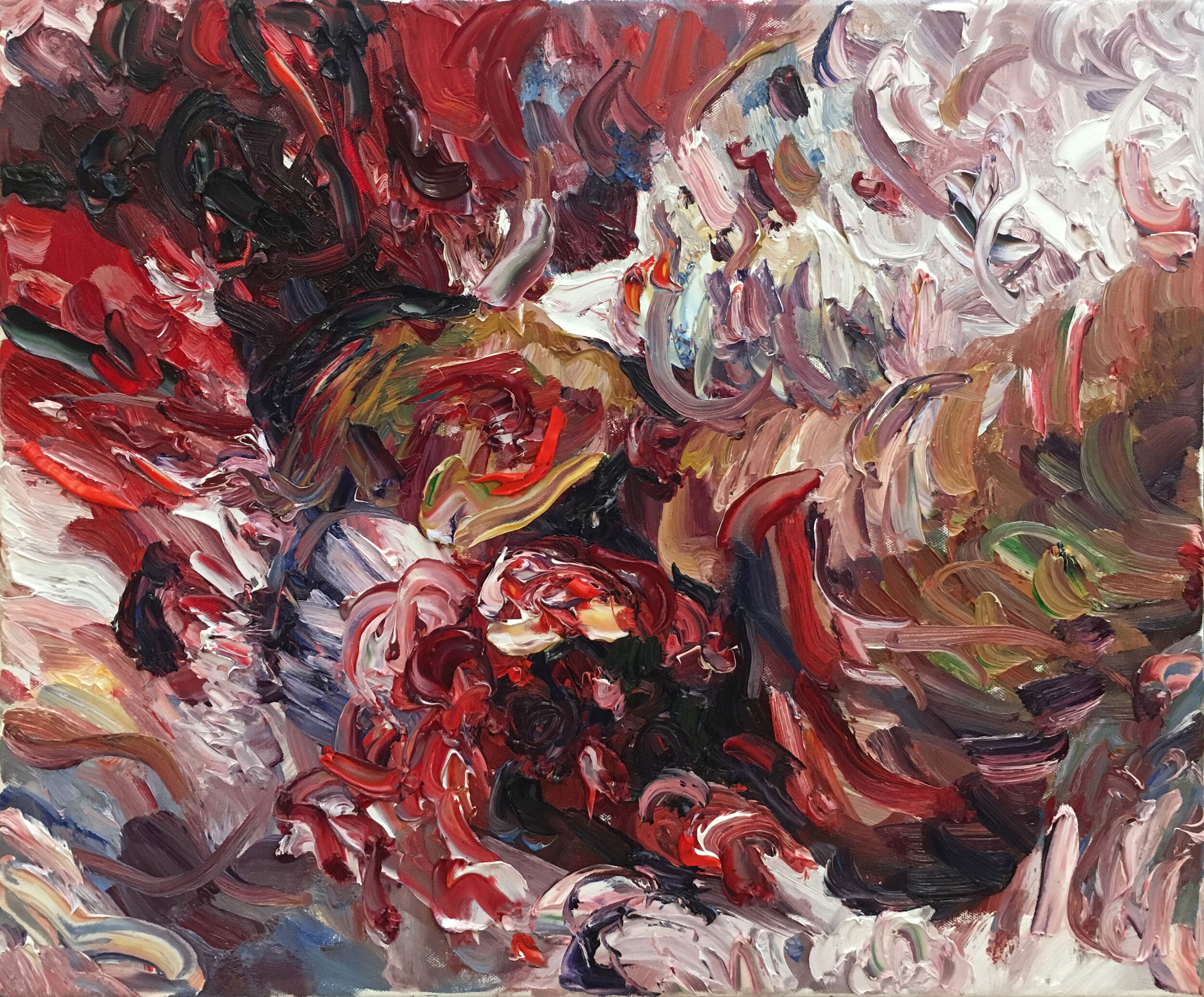 Study of a Left Foot After 92 Weeks, 20x24 in.