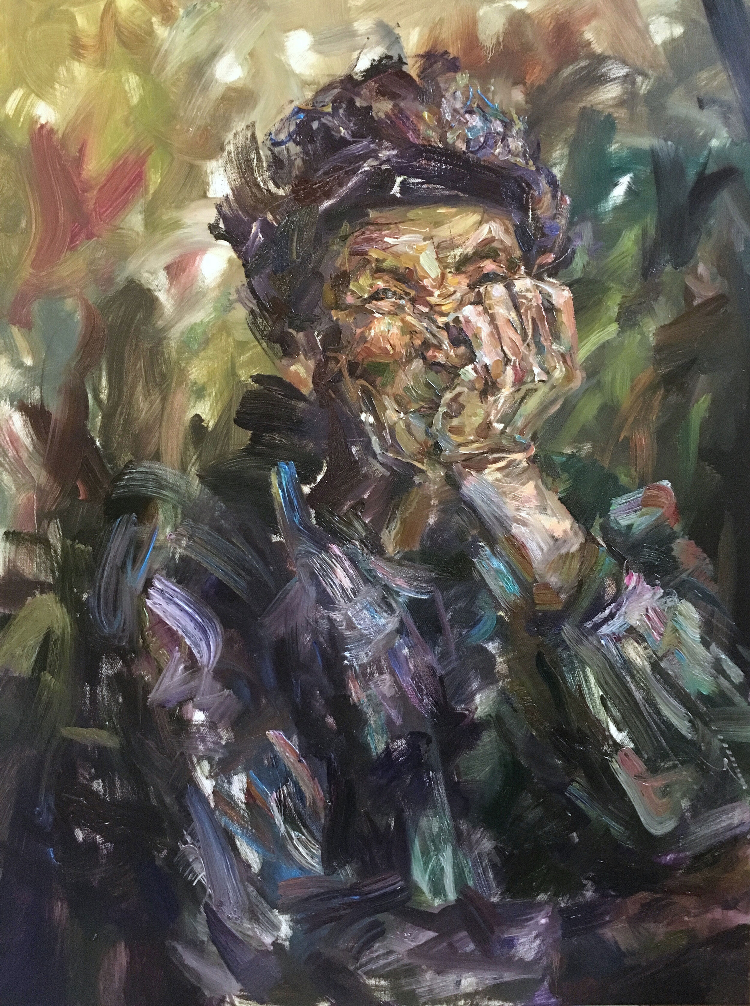 Mirth, 40x30 in.
