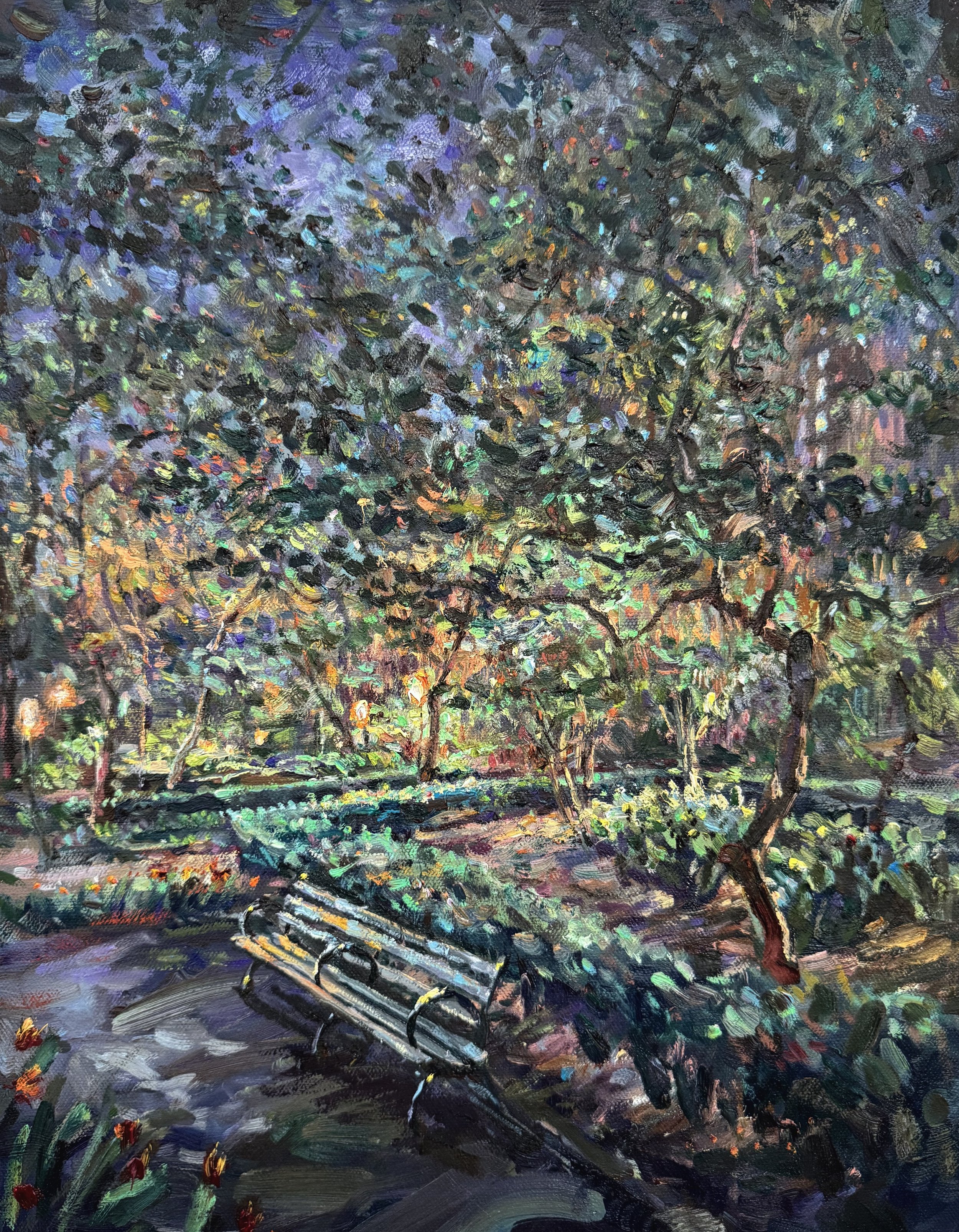 Nightly Stroll, 18x14 in. sold