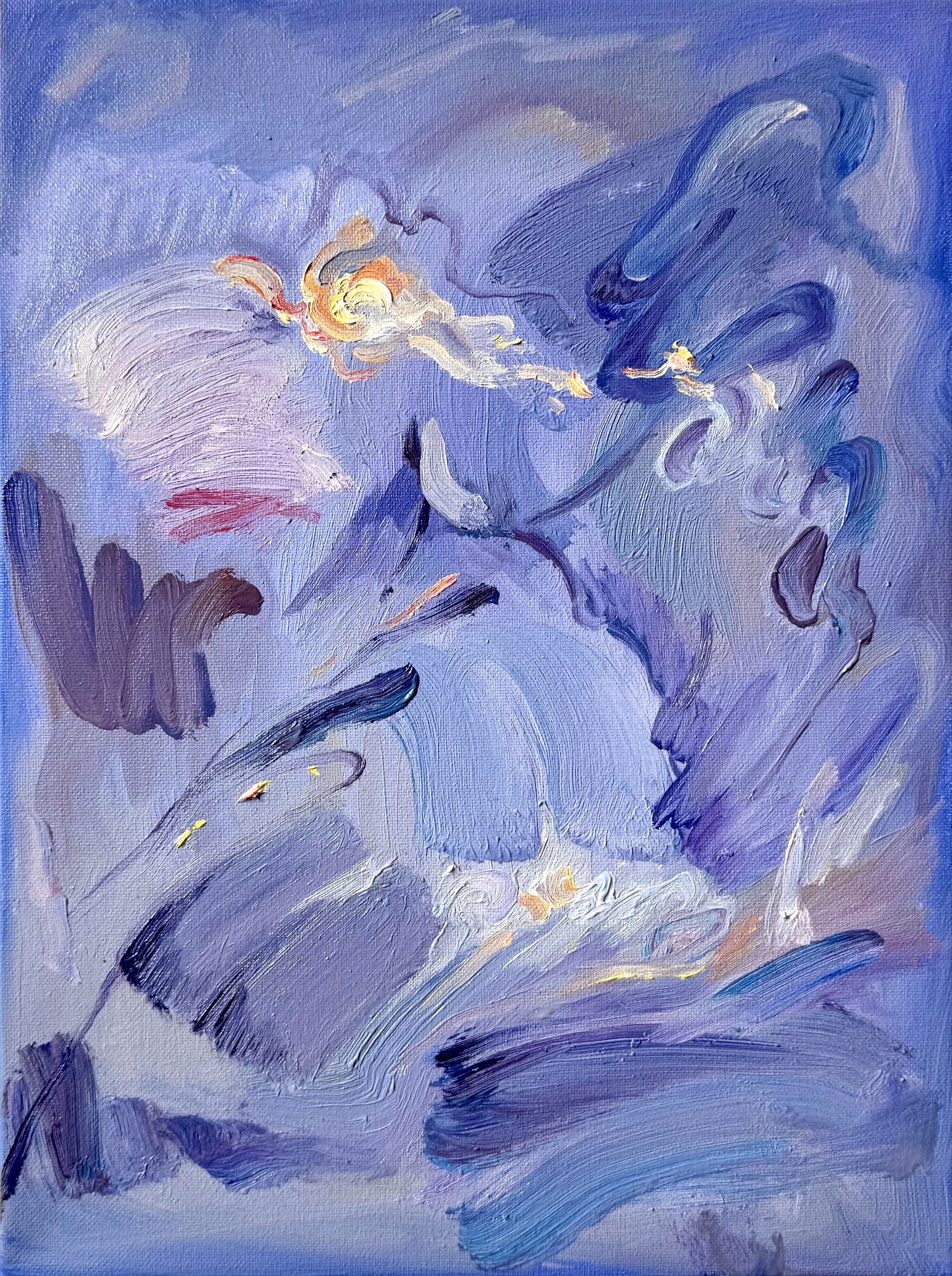 Periwinkle Dreams, 16x12 in.