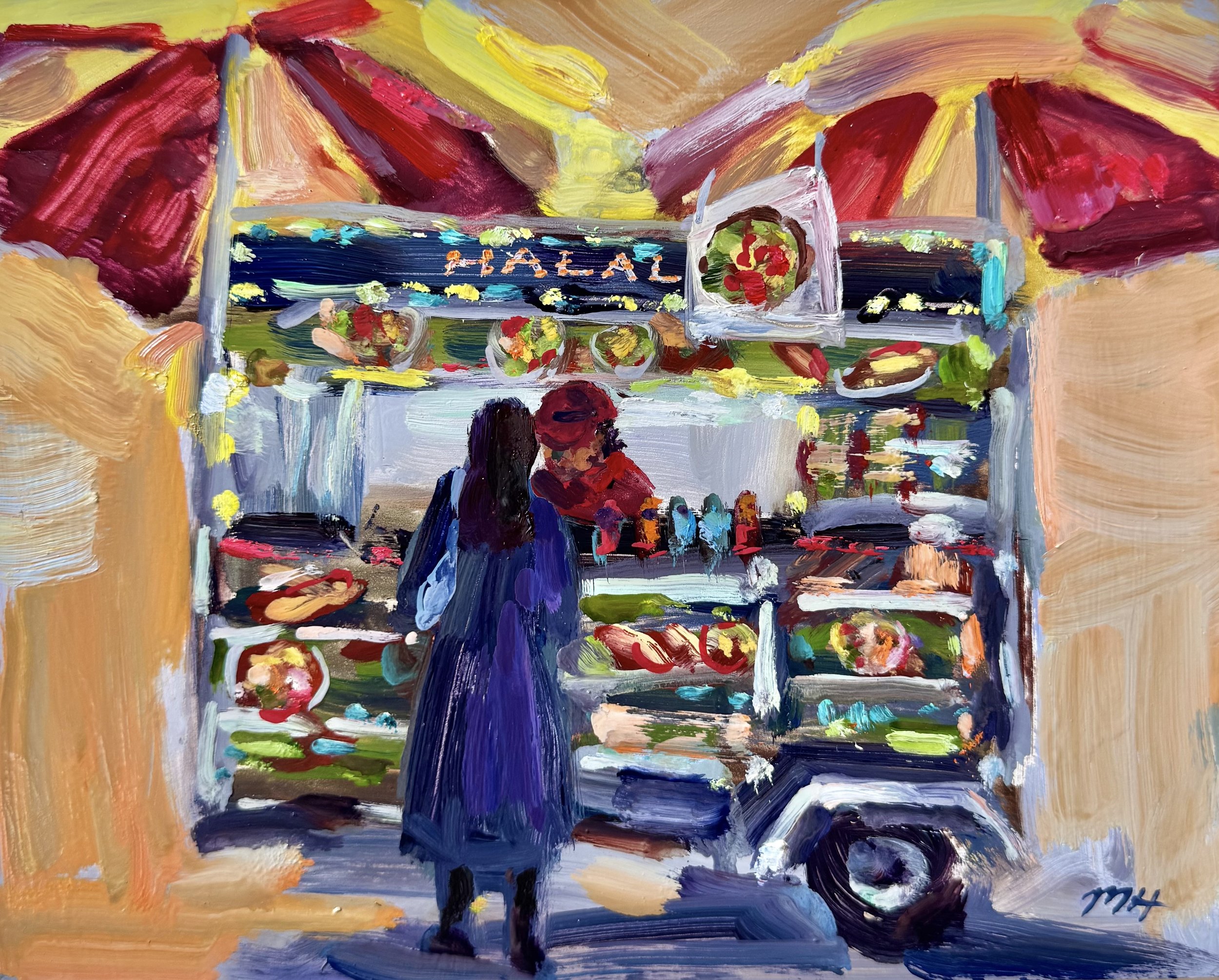 Halal Cart, 8x10 in. sold