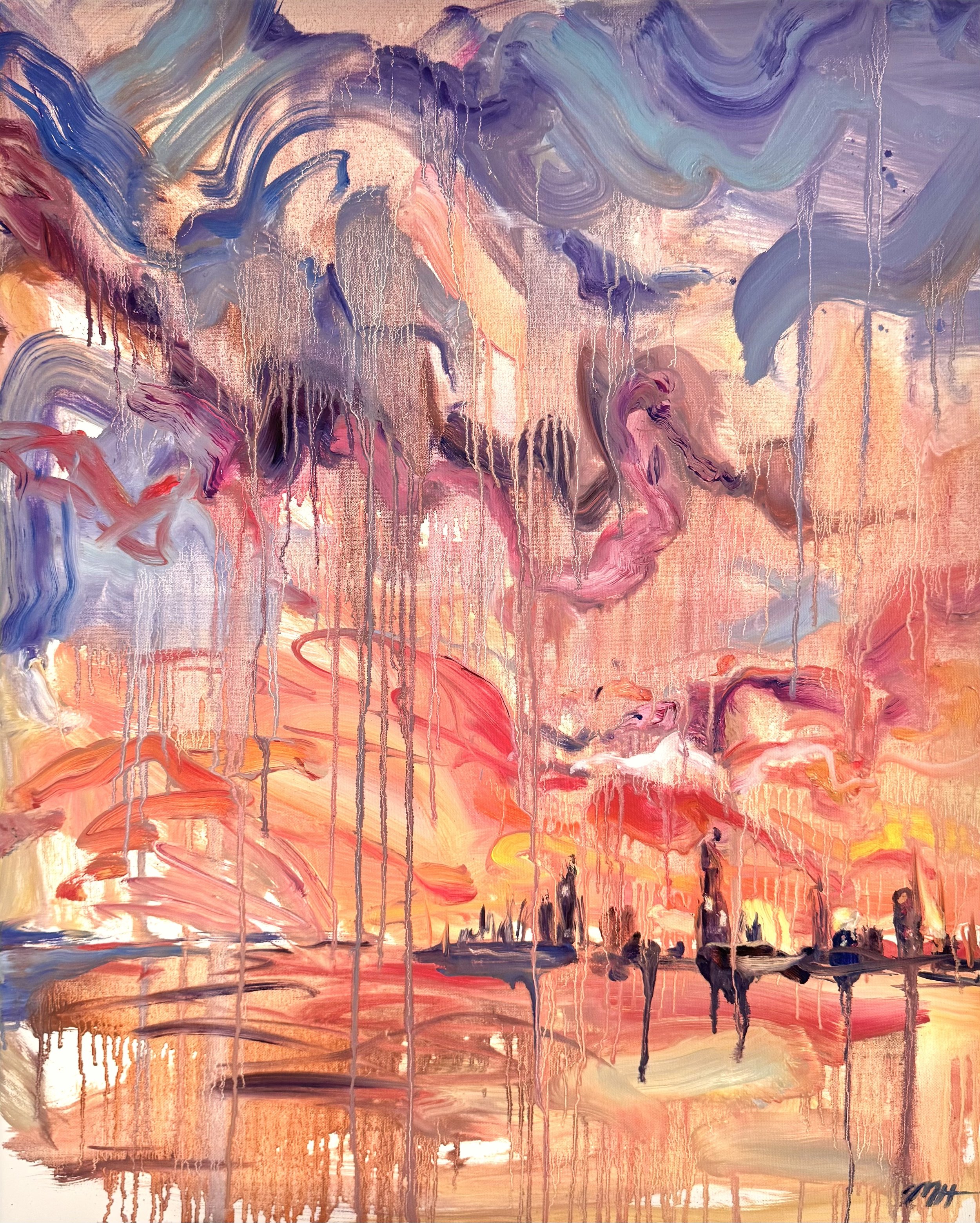 Gowanus Sunset, 30x24 in. sold