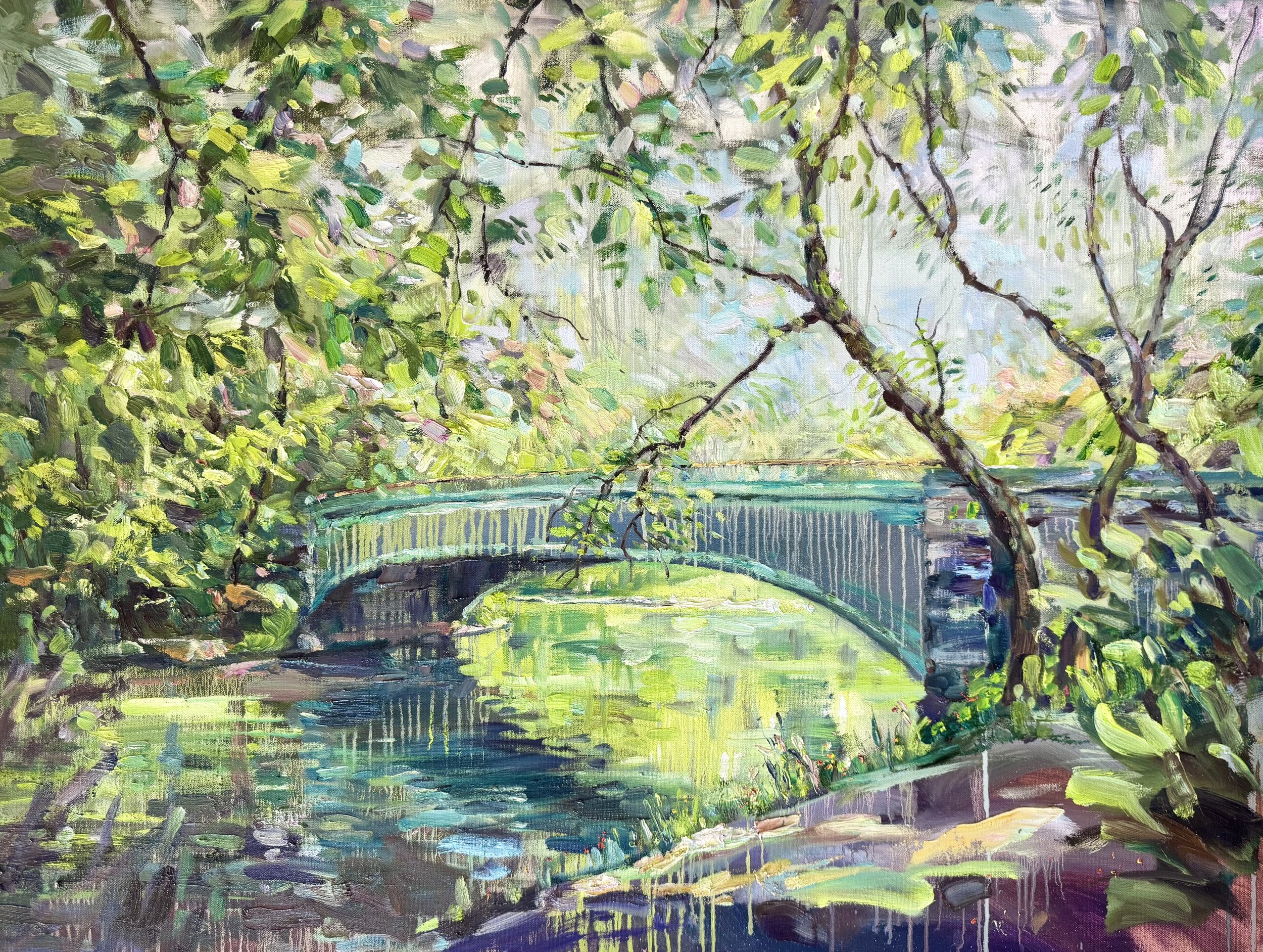 Flourish (Lullwater Bridge, Prospect Park), 30x40 in. sold