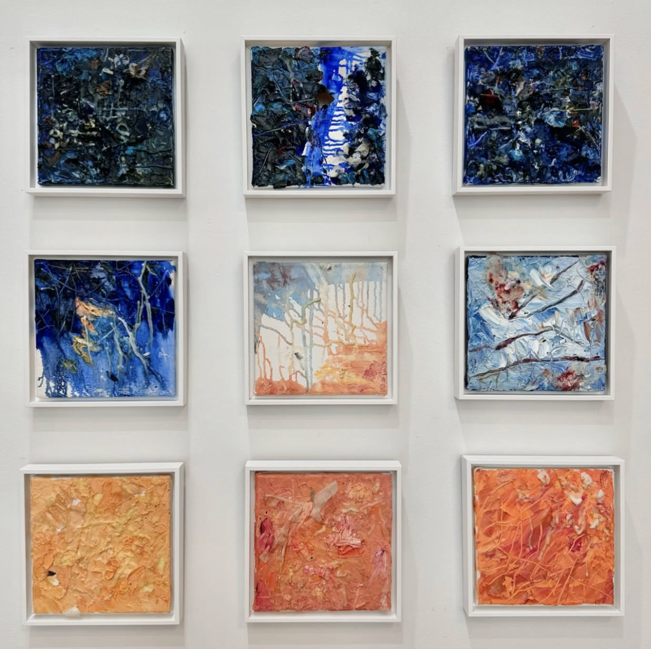 Sabi, 9 8x8 in. panels