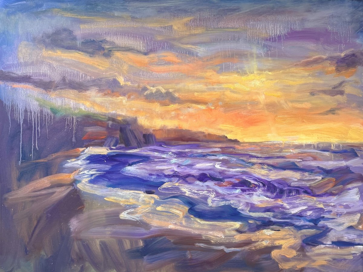 West Cliff, 30x40 in.