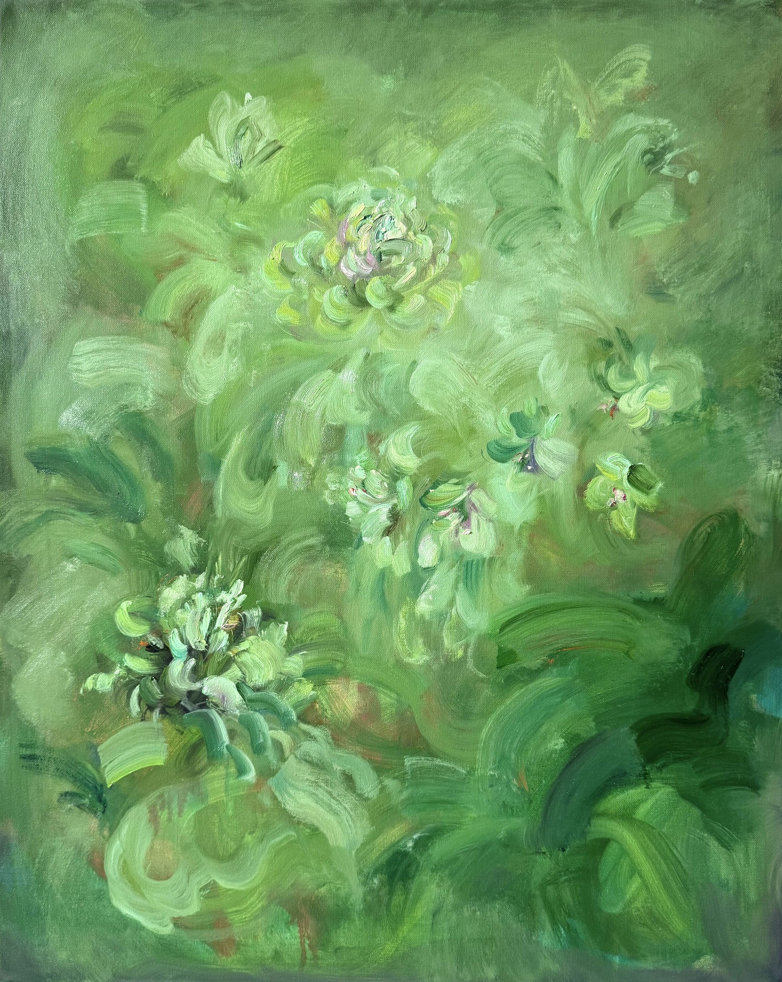 'Gold Medal' Water Lily, 30x24 in., sold