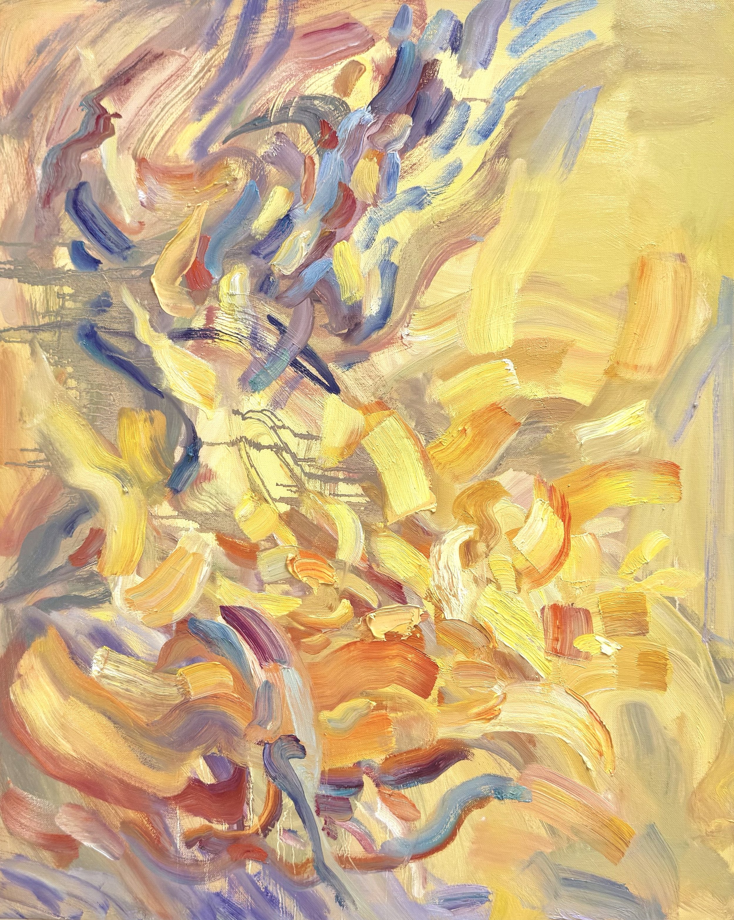 Pitter Patter, 30x24 in.