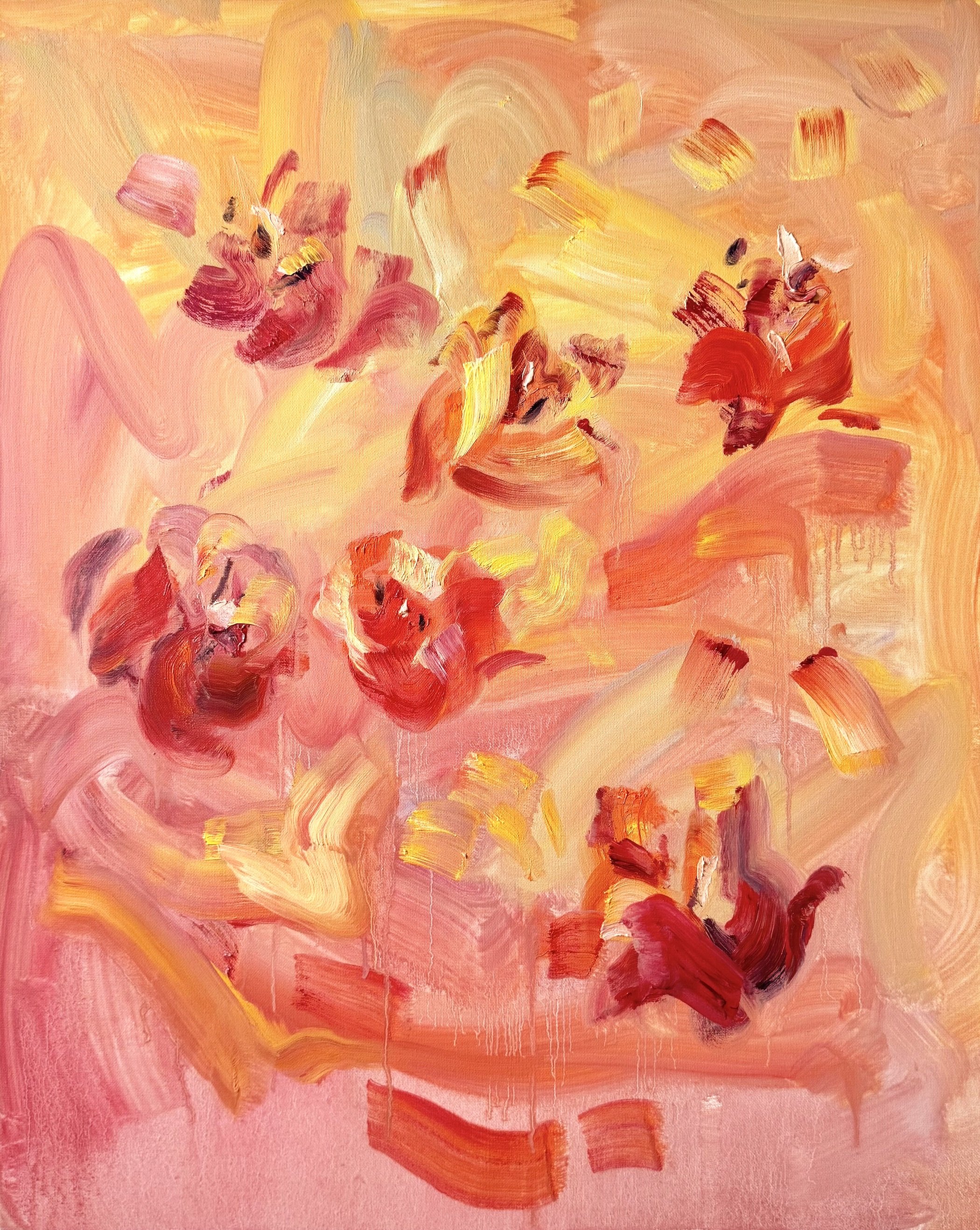 Tulips IV, 30x24 in. sold