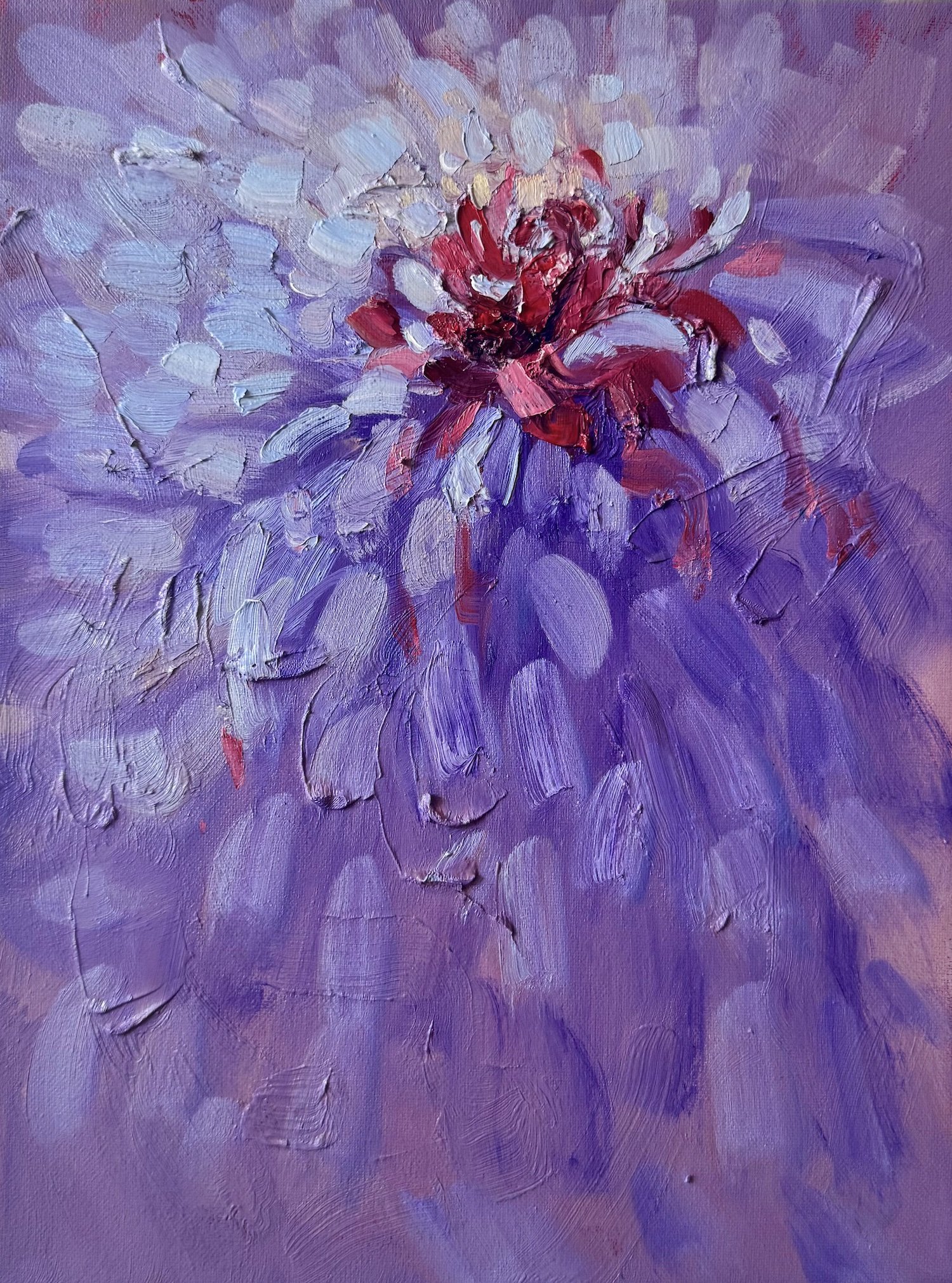 Peony Dust, 16x12 in.