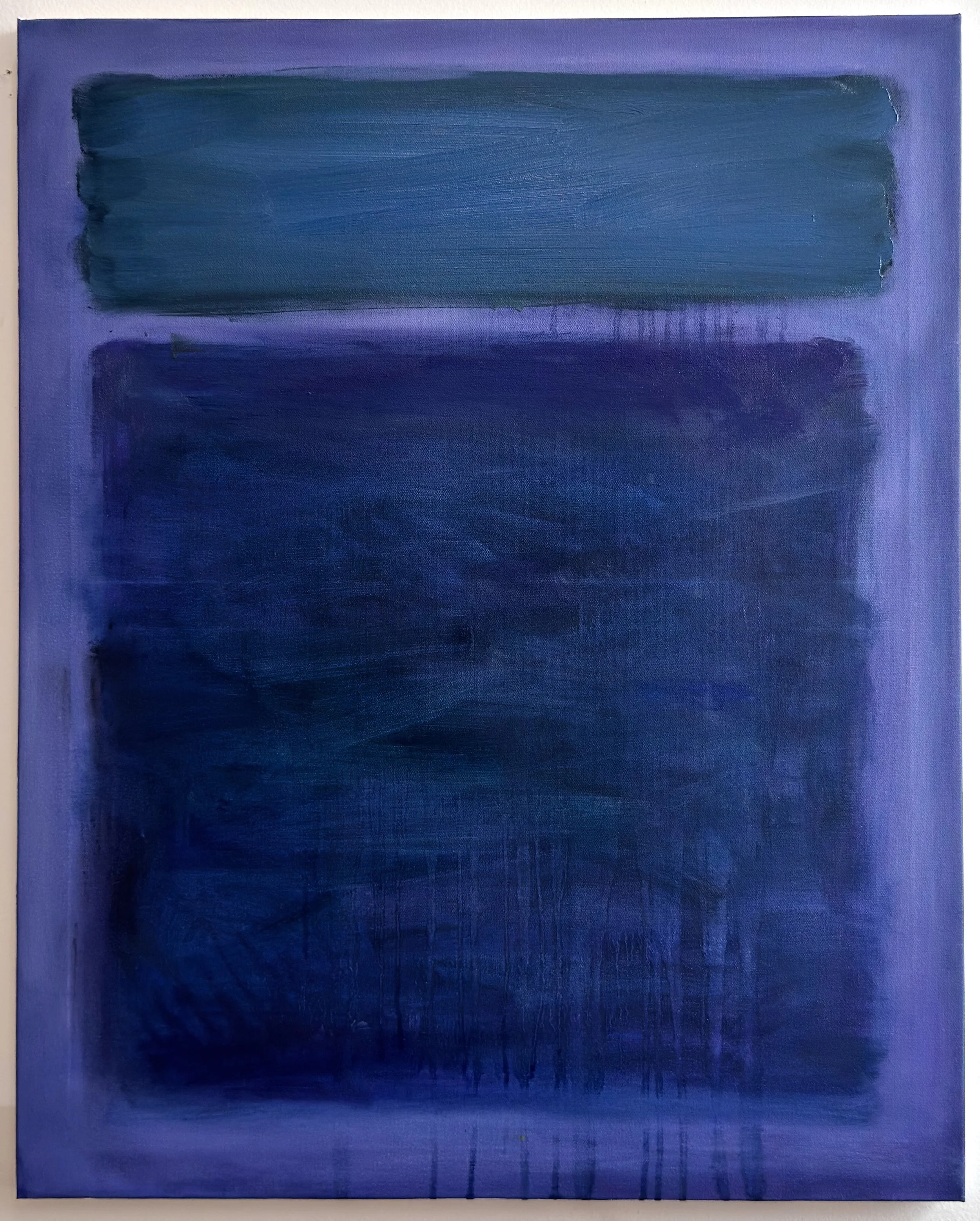 SOLD. Midnight, oil on canvas, 24x30 in., $400