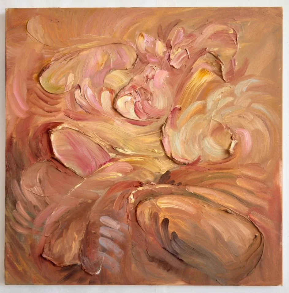 Gradual Presence, 20x20 in., oil on canvas, $500