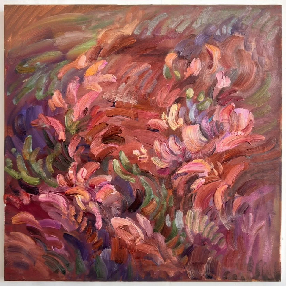 Ignite II, 24x24 in., oil on canvas, $700