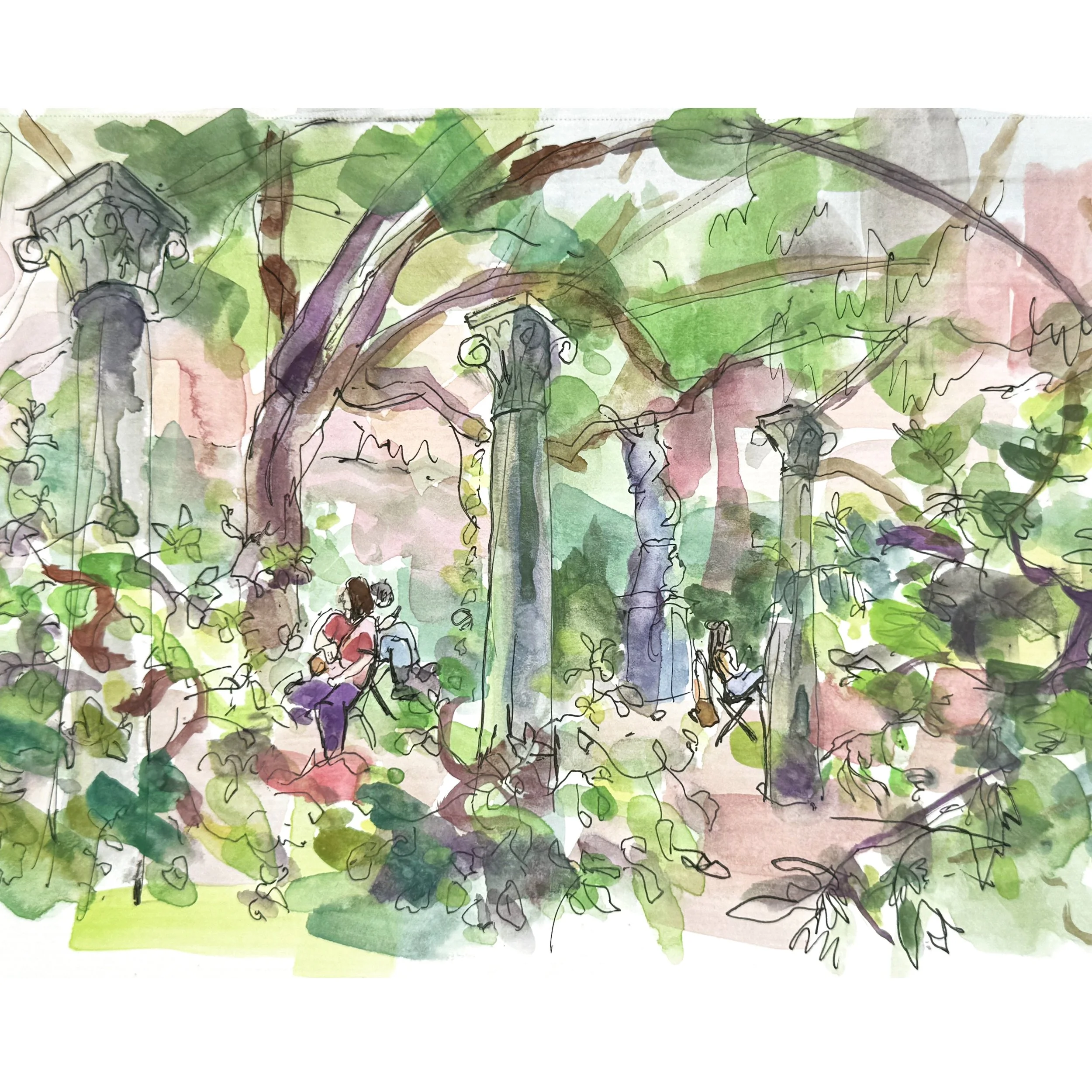 Lunchtime, Elizabeth Street Garden