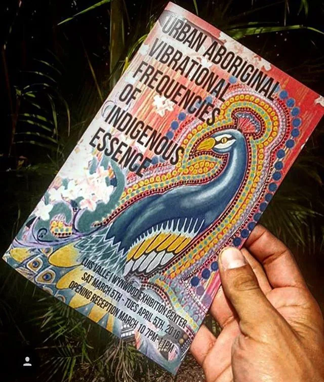 Tonight! Come check out my boy @el_chan_guri solo show titled "Urban Aboriginal," in the Wynwood Exhibition center @cafeinawynwood 297 NW 23 street Miami FL 33127. 7-11pm. Truly inspiring work and good vibes. Congrats brother!! #urbanaborig