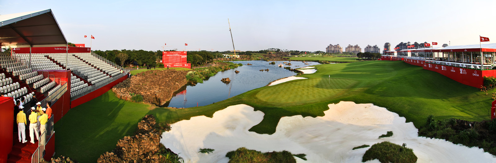 The 18th Hole on the Blackstone Course at Mission Hills Haikou
