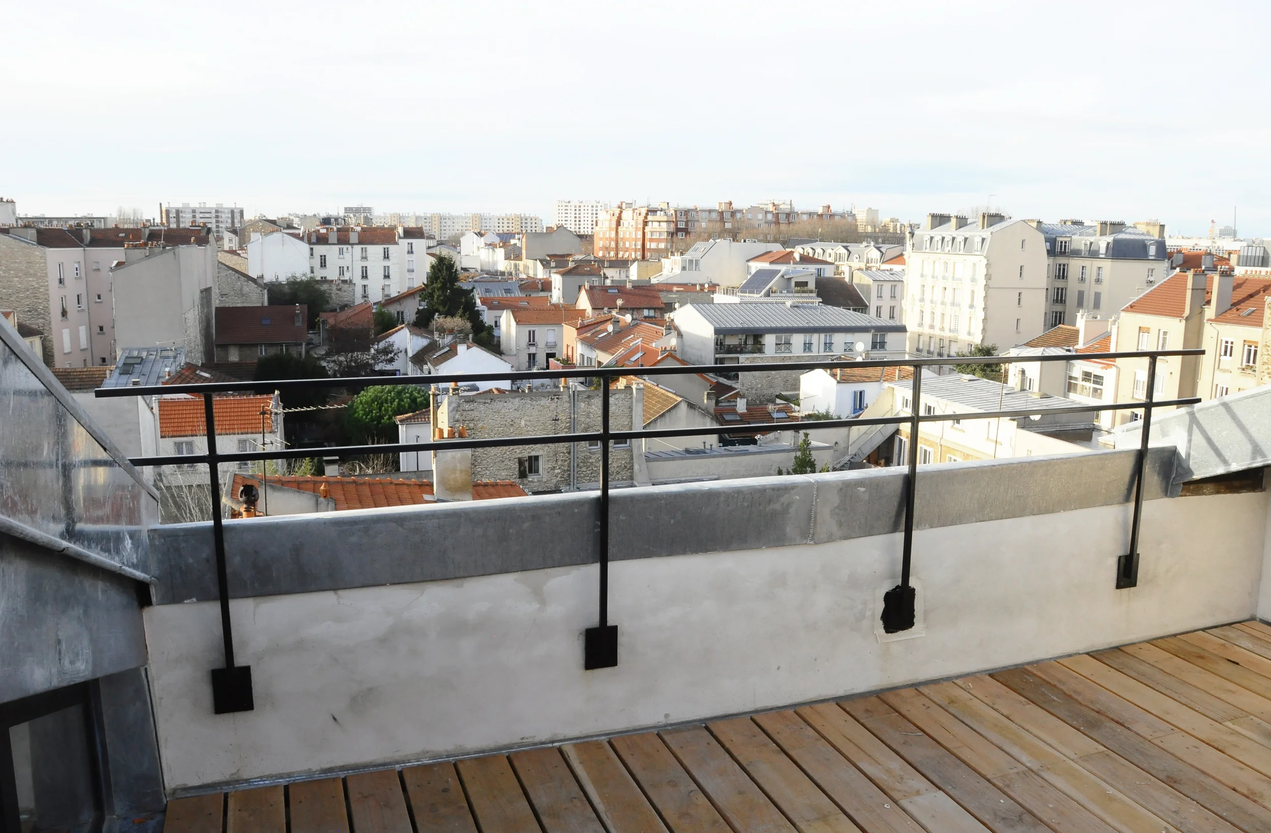 Architecte Malakoff Combles Terrasse Poutres 19.JPG