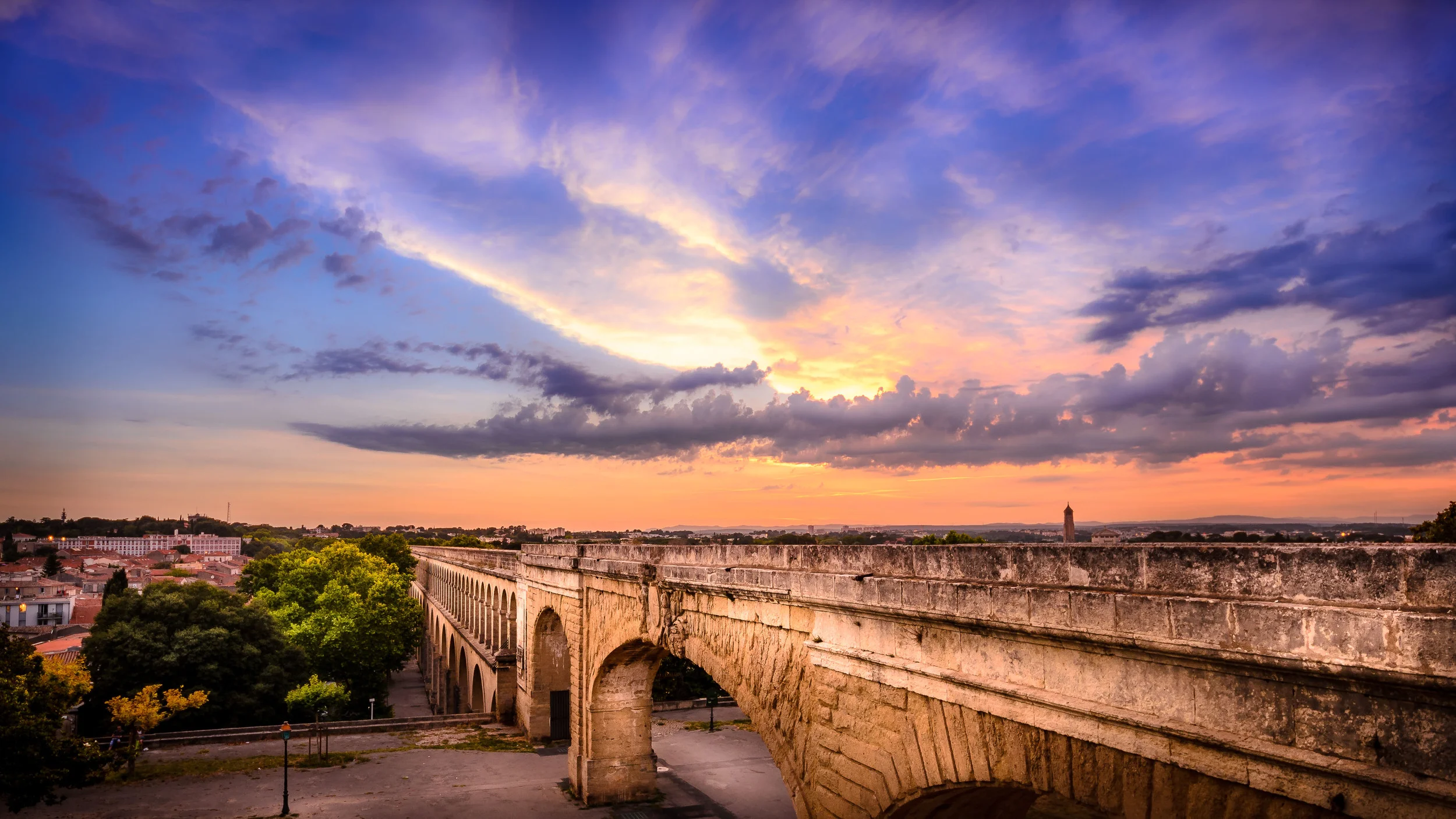 Série Photographique La Promenade Du Peyrou à Montpellier
