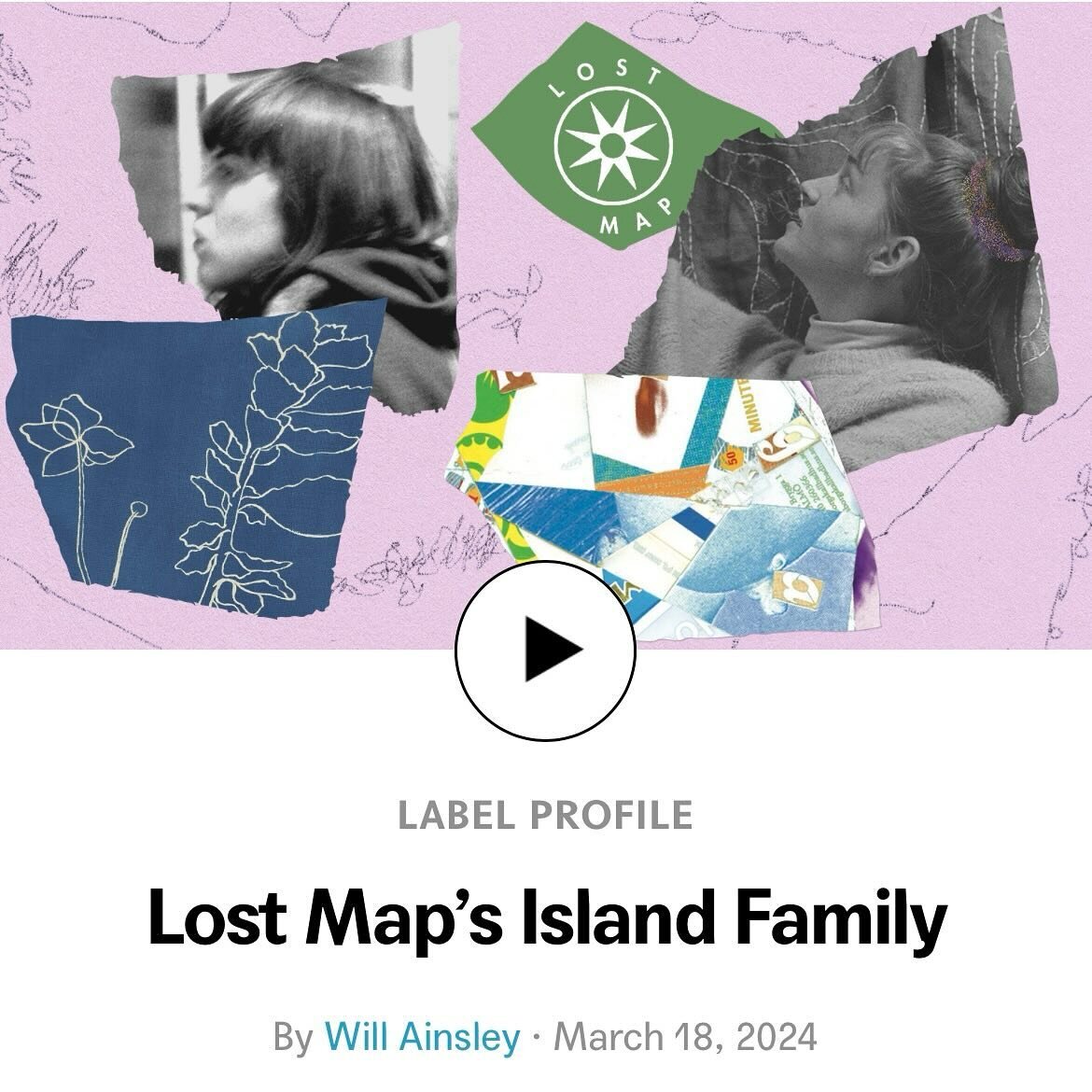 📰 A few weeks ago there was a really very nice article all about the first 10 years of my @lostmaprecords label, over on the @bandcamp daily website. Cheers to @willainsley for his kind words! 💚 https://daily.bandcamp.com/label-profile/lost-maps-la