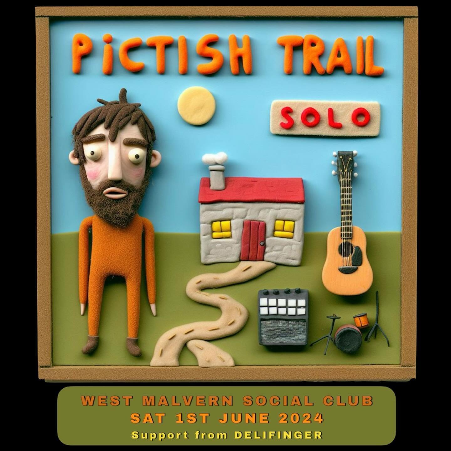 Good people of Malvern, and its surrounding parish, I shall be coming to your West Malvern Social Club (@westmalvernmac) on Saturday 1st of June 2024 for a solo show. Although I won&rsquo;t be totally solo, as my pal @delifinger_music will be support