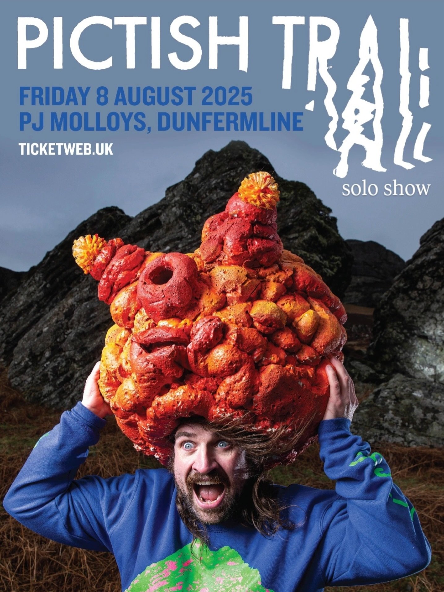 💚✨🫠 DUNFERMLINE - solo show! 🫠✨💚

I&rsquo;m returning to @pjmolloys in Dunfy, for a s&uuml;per-intimate solo show, on Friday 8th August. I&rsquo;ll be playing tunes from across my five albums, plus some new ones, on guitar and sampler 🎸🎛️

Tick
